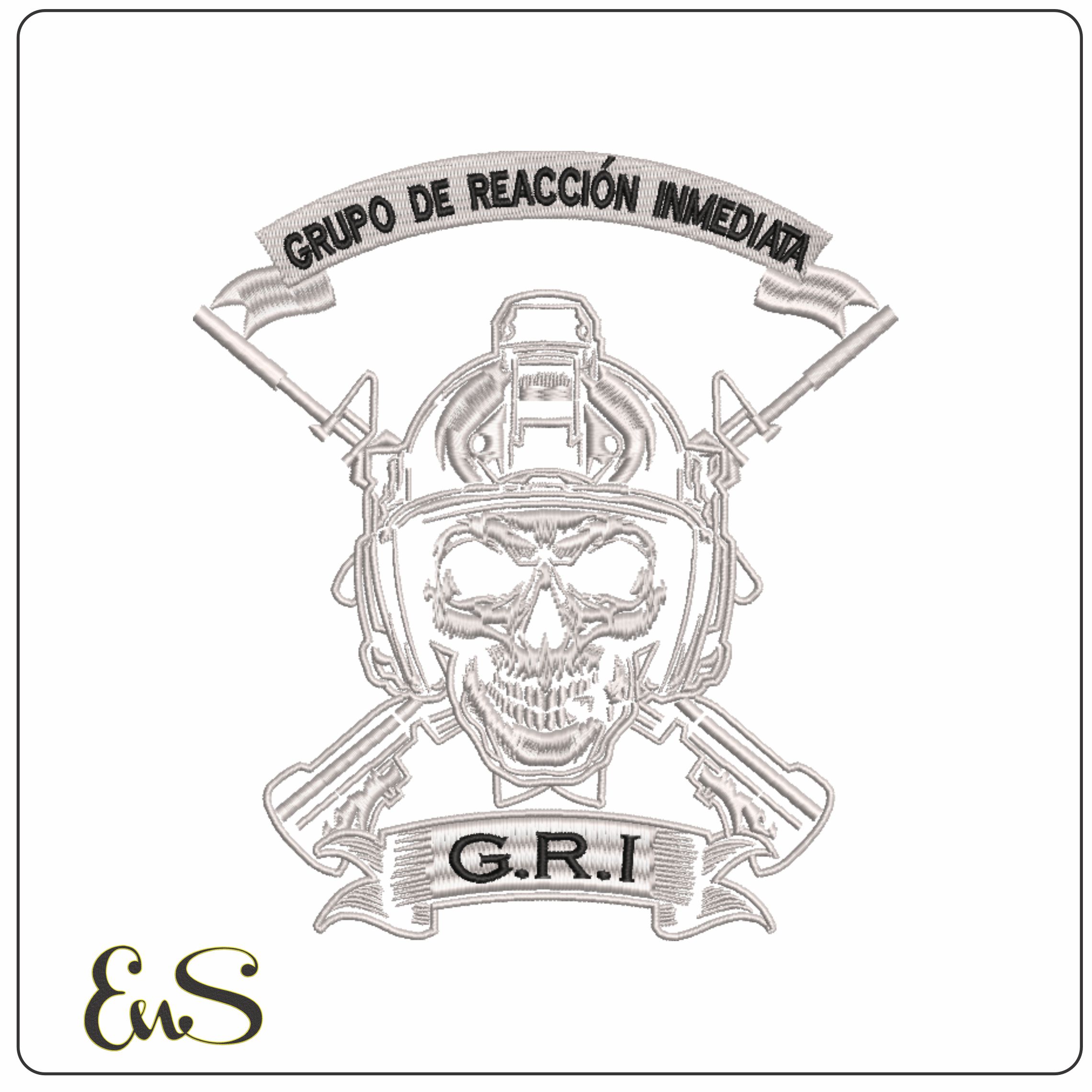 GRI-Elegant embroidery design file - instant download