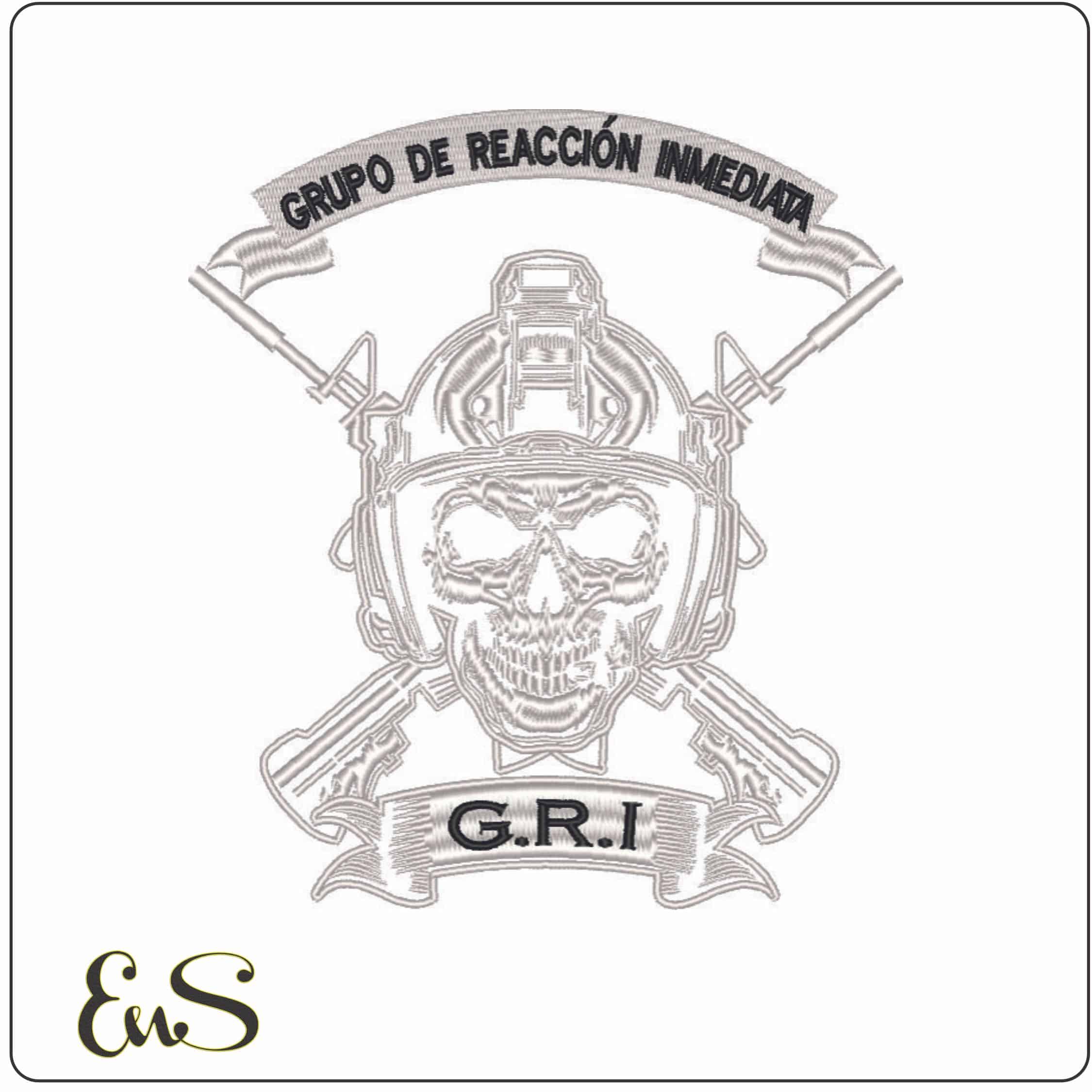 GRI-Elegant embroidery design file - instant download