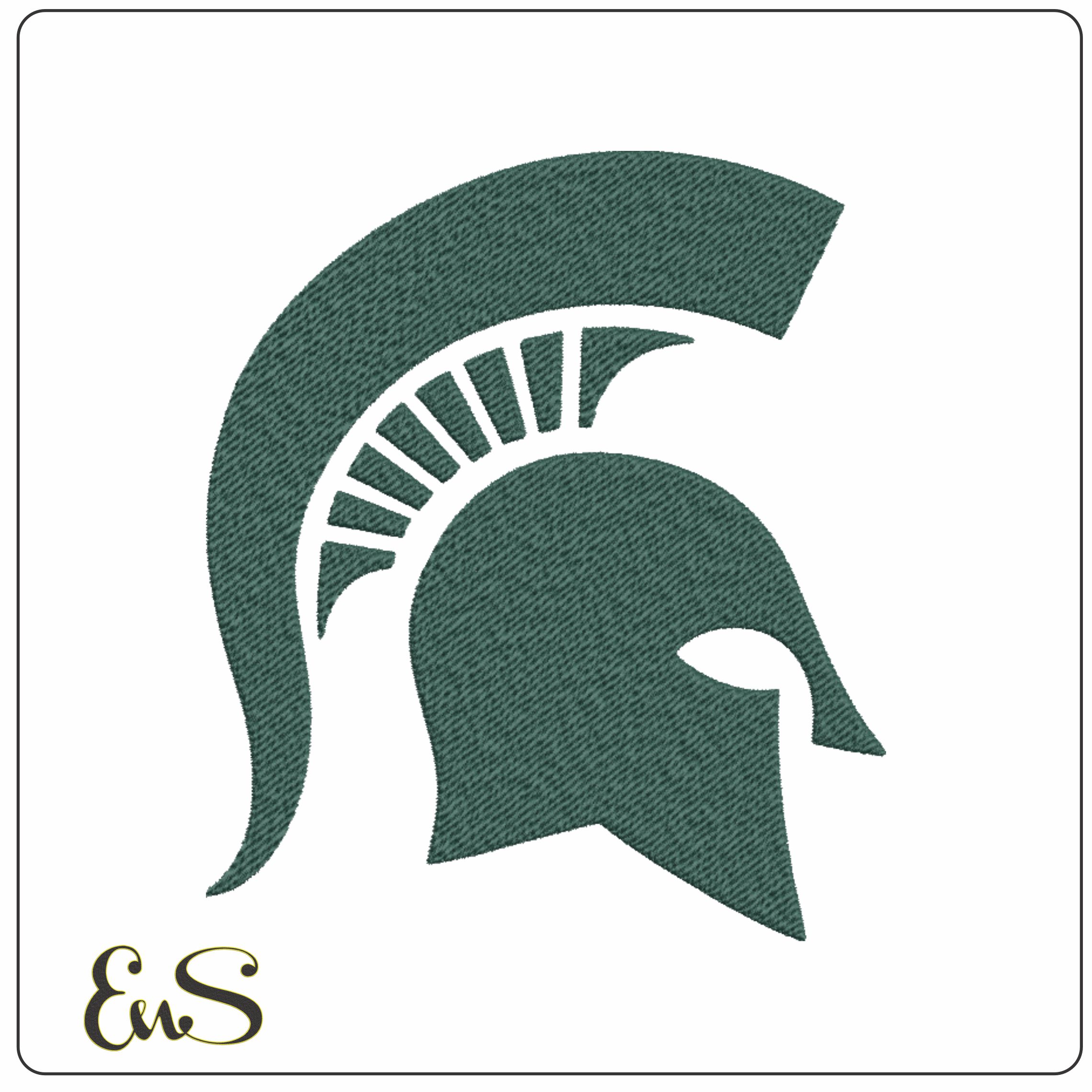 Michigan Spartans Including Small embroidery design - Michigan State University embroidery machine pattern embroidery file