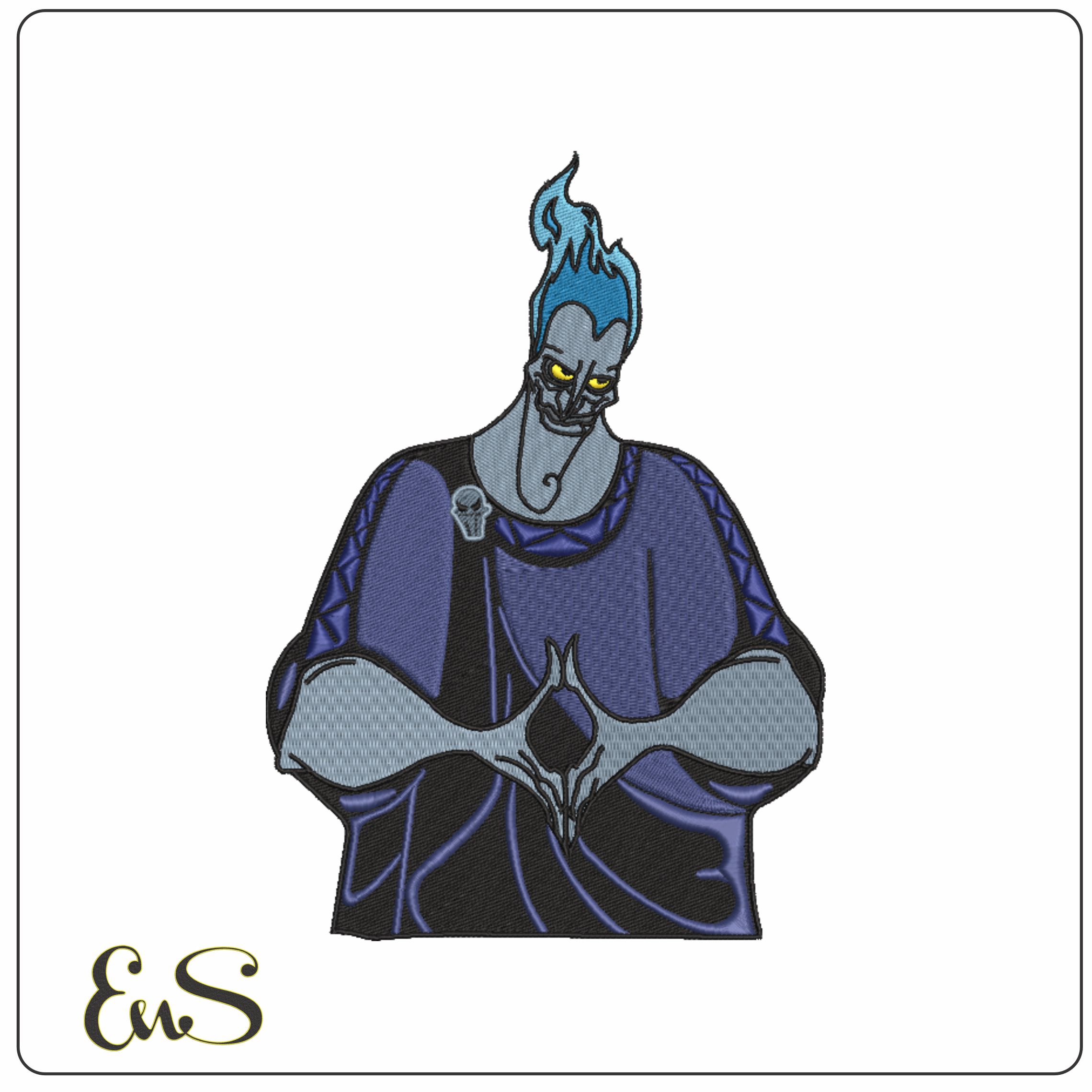 Hades - Disney-Elegant embroidery design file - instant download