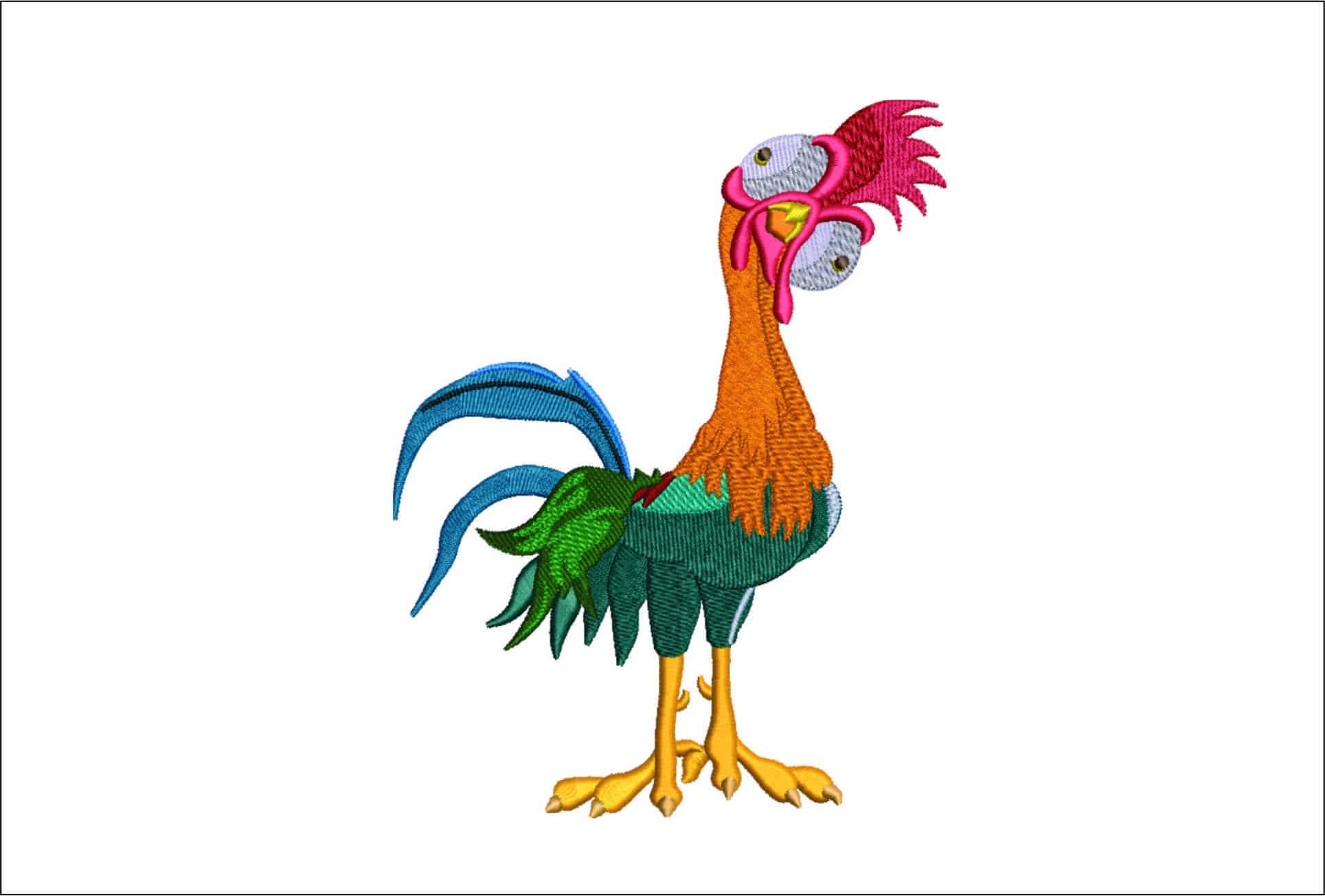 Hei Hei-Elegant embroidery design file - instant download