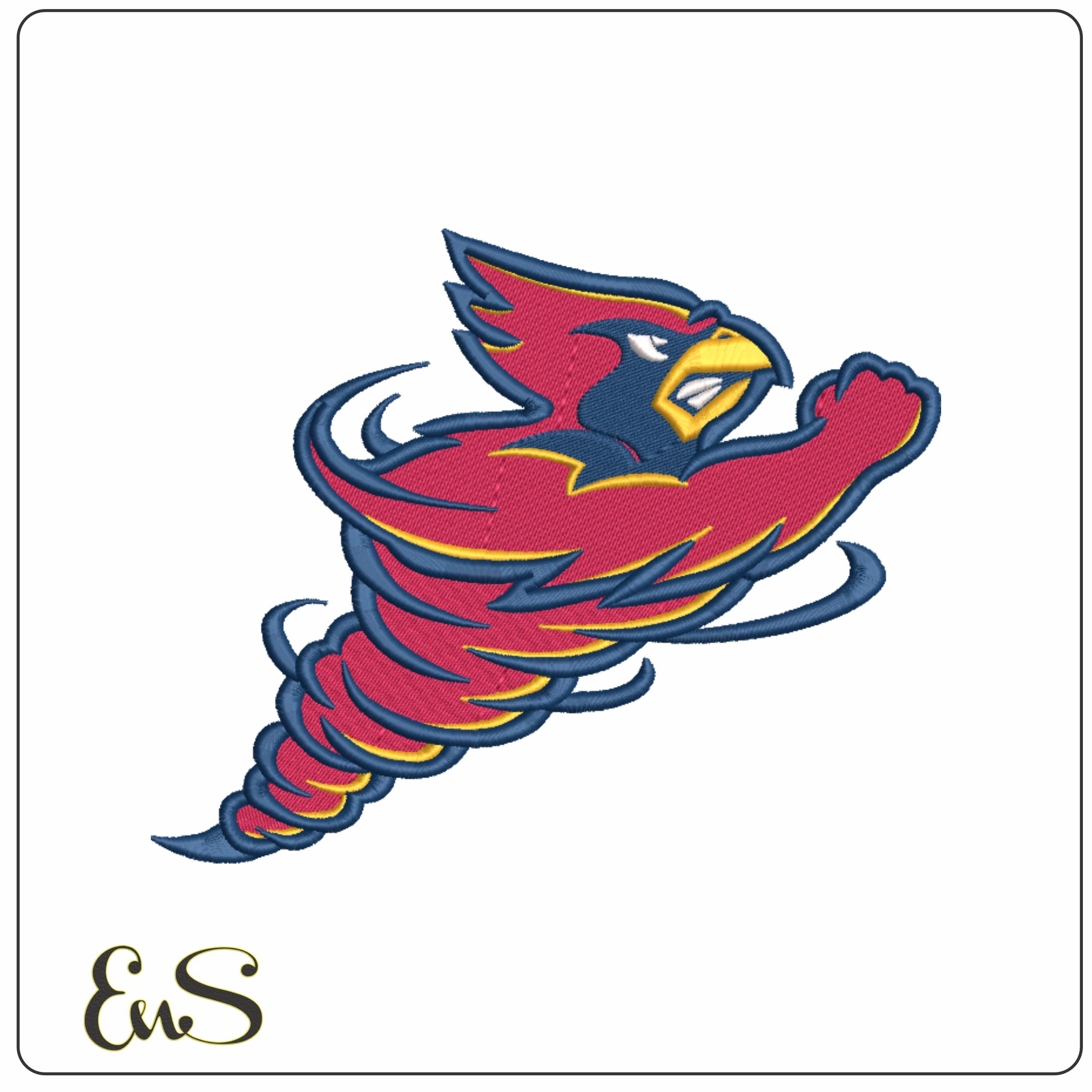 Iowa State Cyclones 1990s-Elegant embroidery design file - instant download