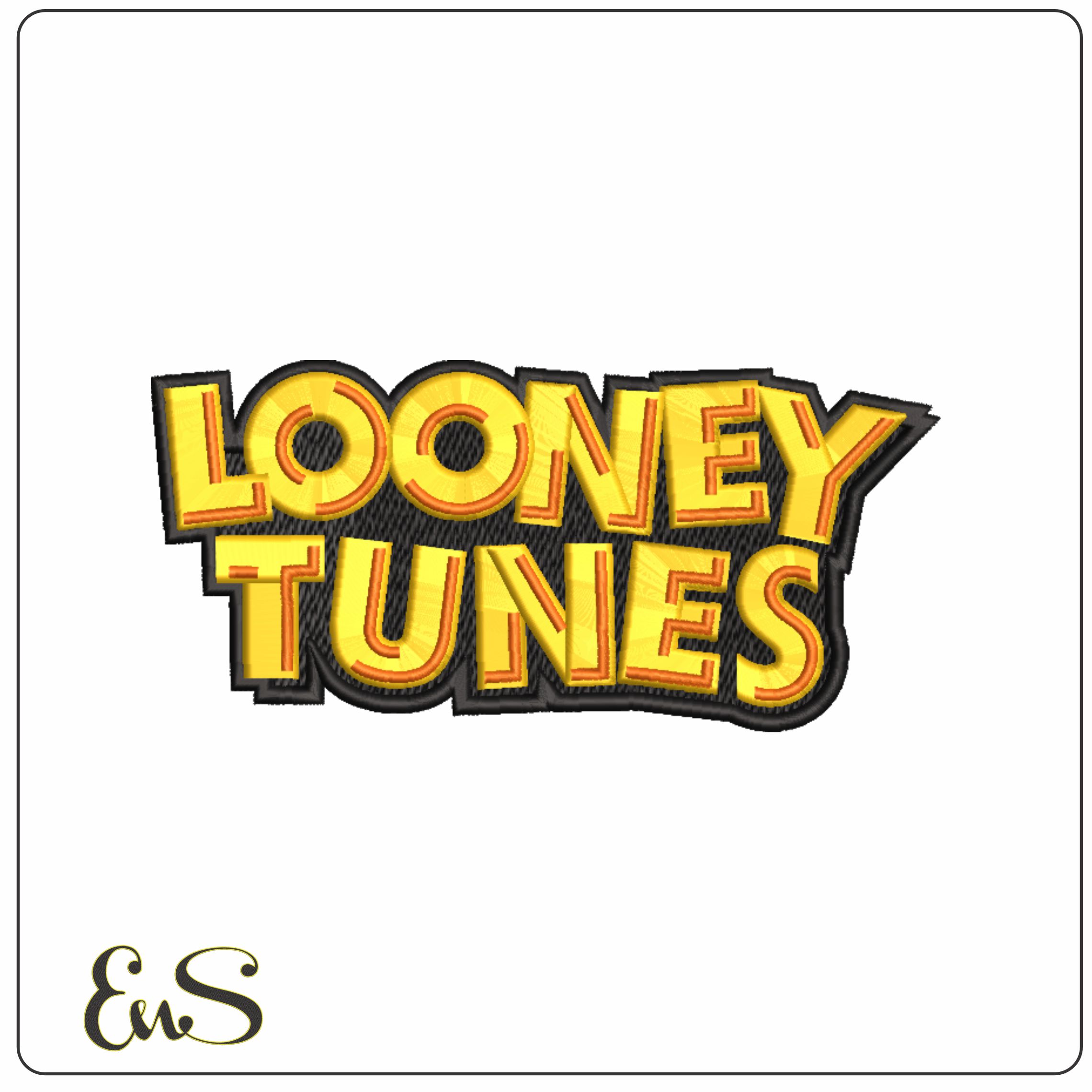 Looney Tunes Logo-Elegant embroidery design file - instant download