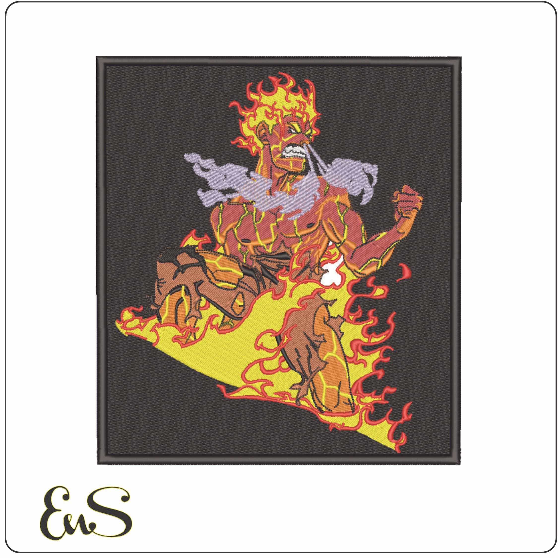 Might Guy - Naruto - Anime-Elegant embroidery design file - instant download