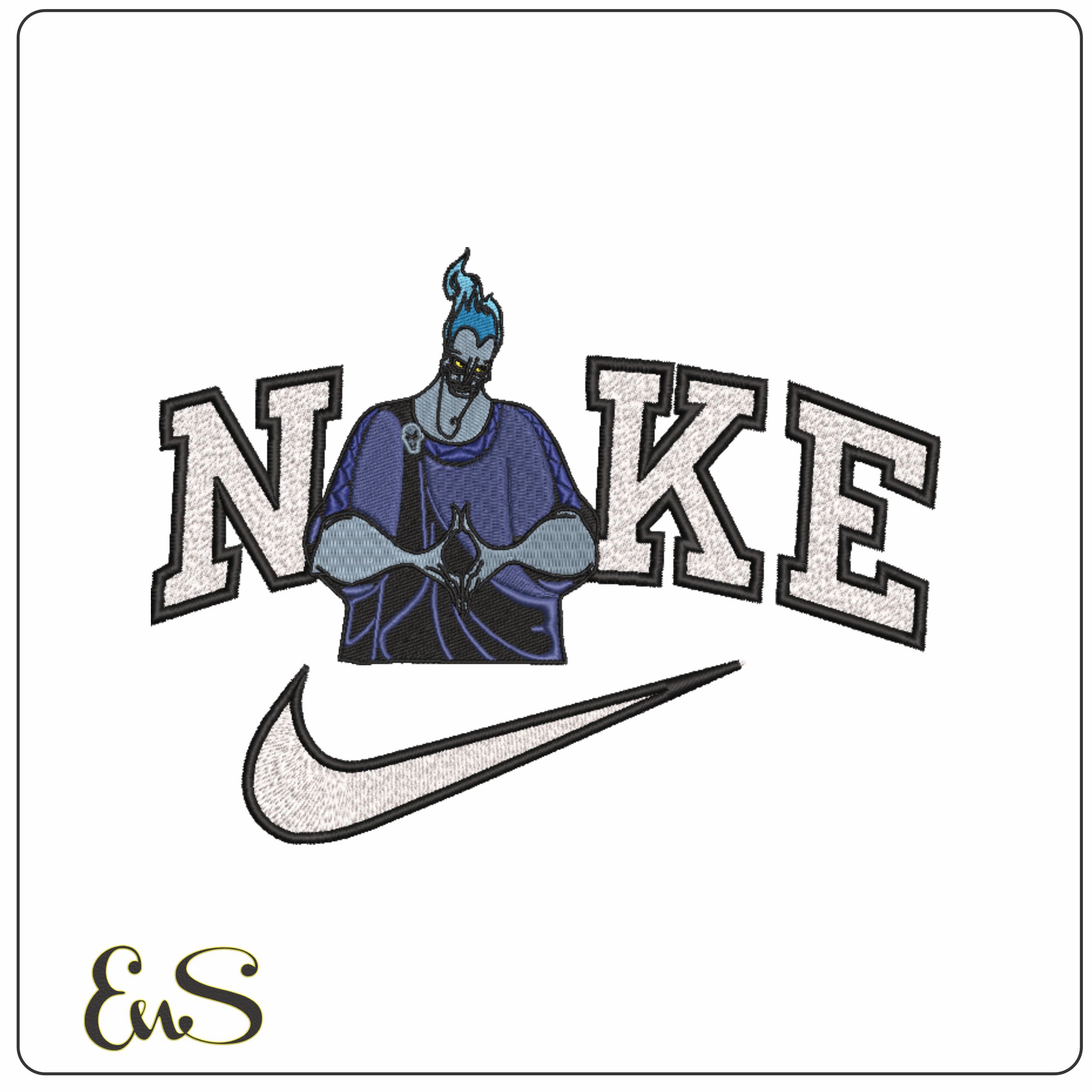 Nike Hades - Disney-Elegant embroidery design file - instant download