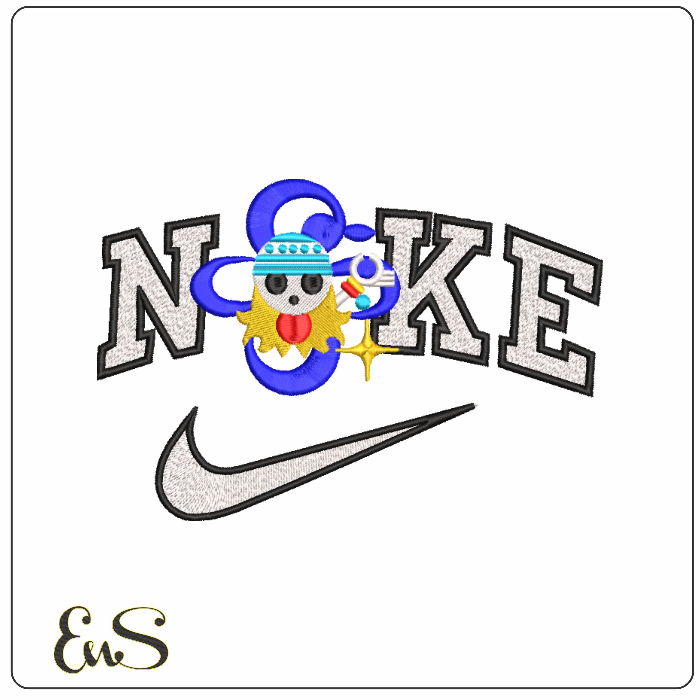 Nike One Piece Nami Tee-Elegant embroidery design file - instant download