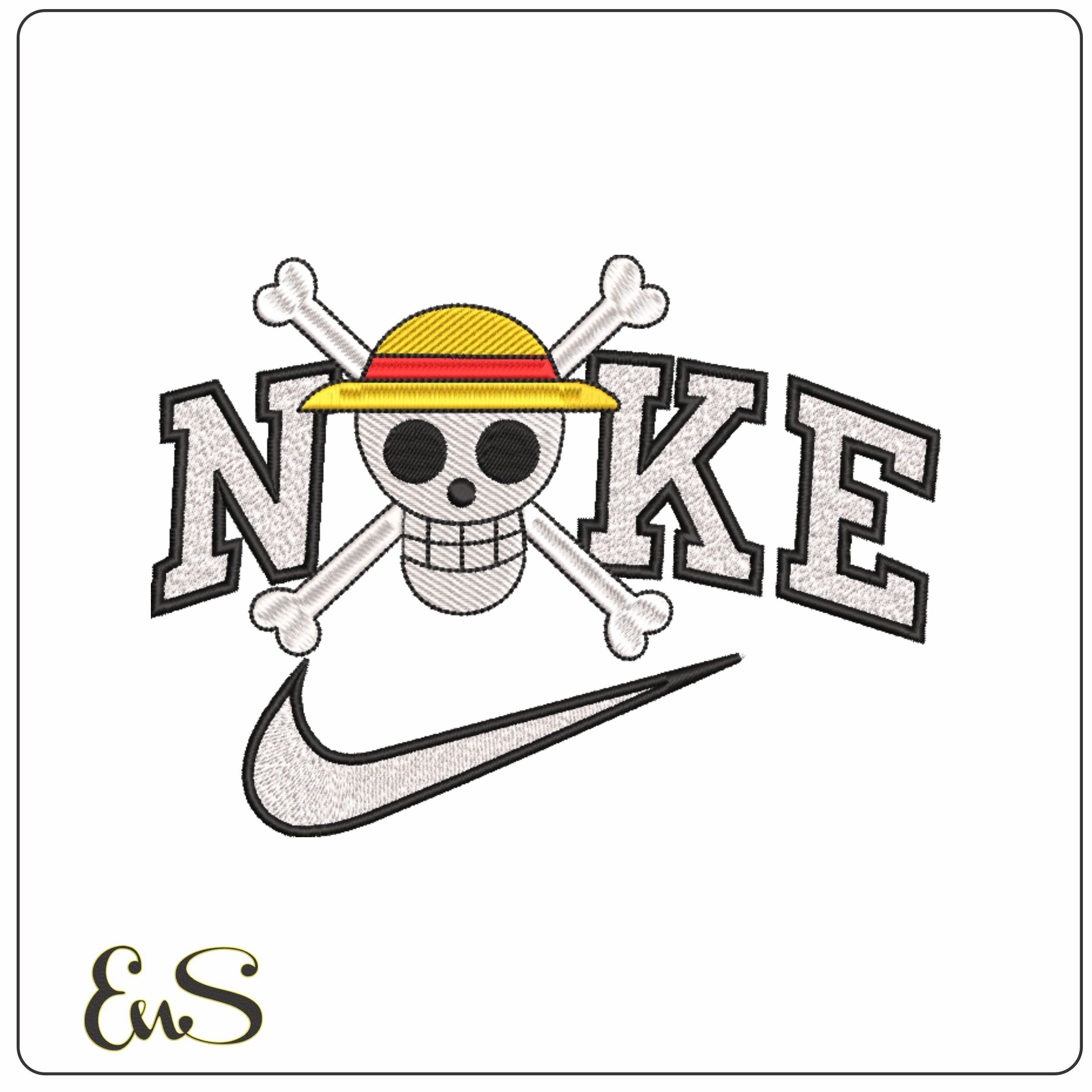 Nike One Piece Original-Elegant embroidery design file - instant download