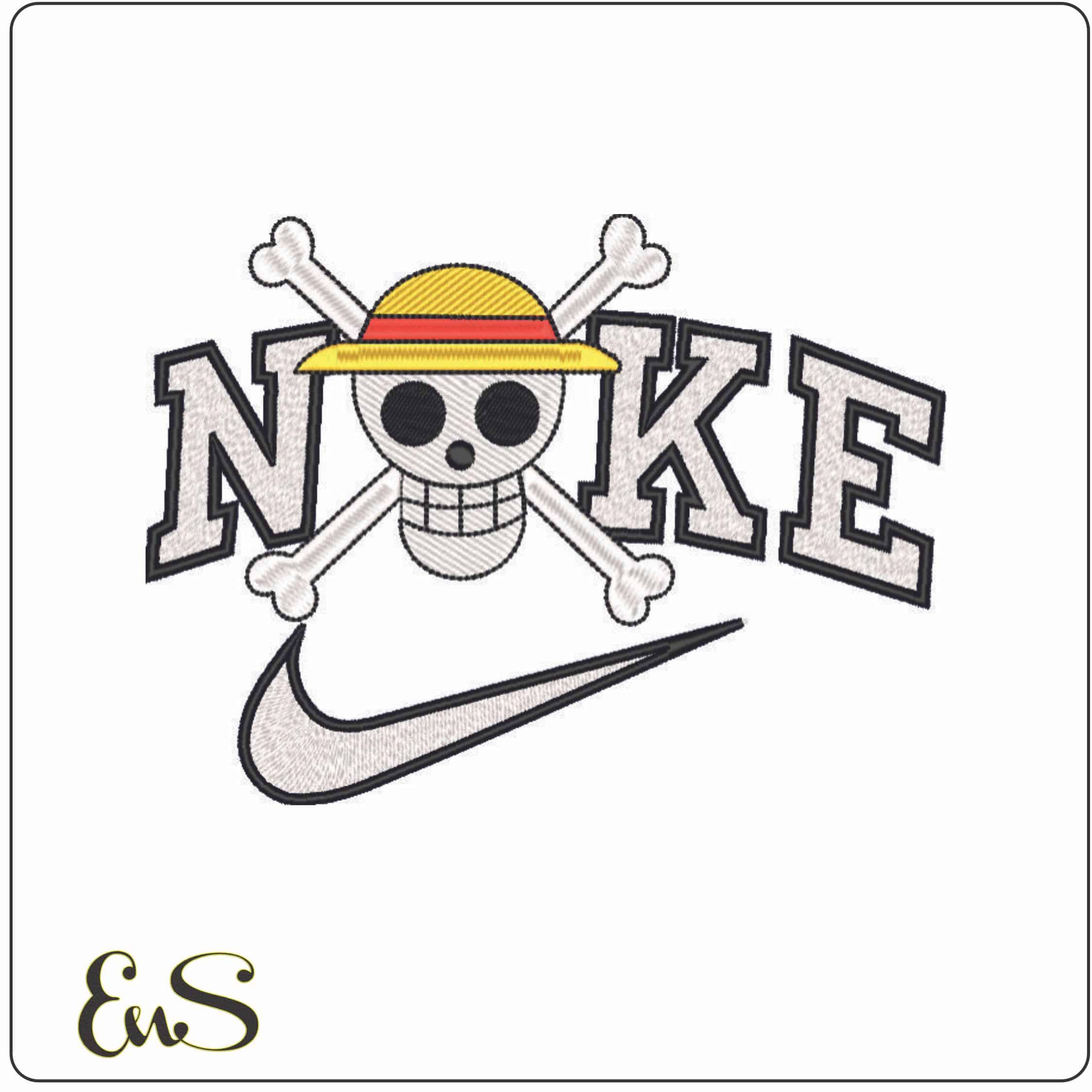 Nike One Piece Original-Elegant embroidery design file - instant download