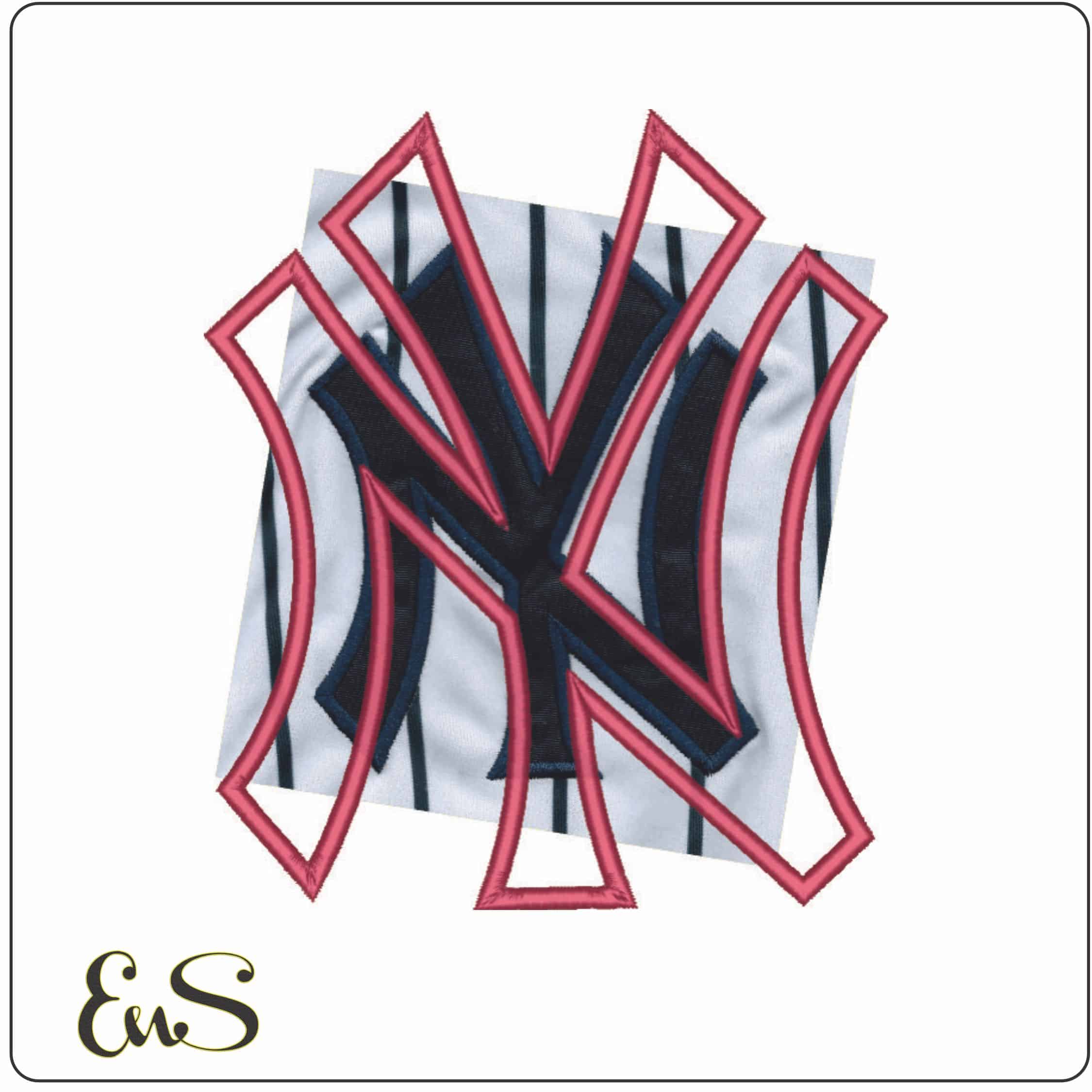NY-PECHO-Elegant embroidery design file - instant download