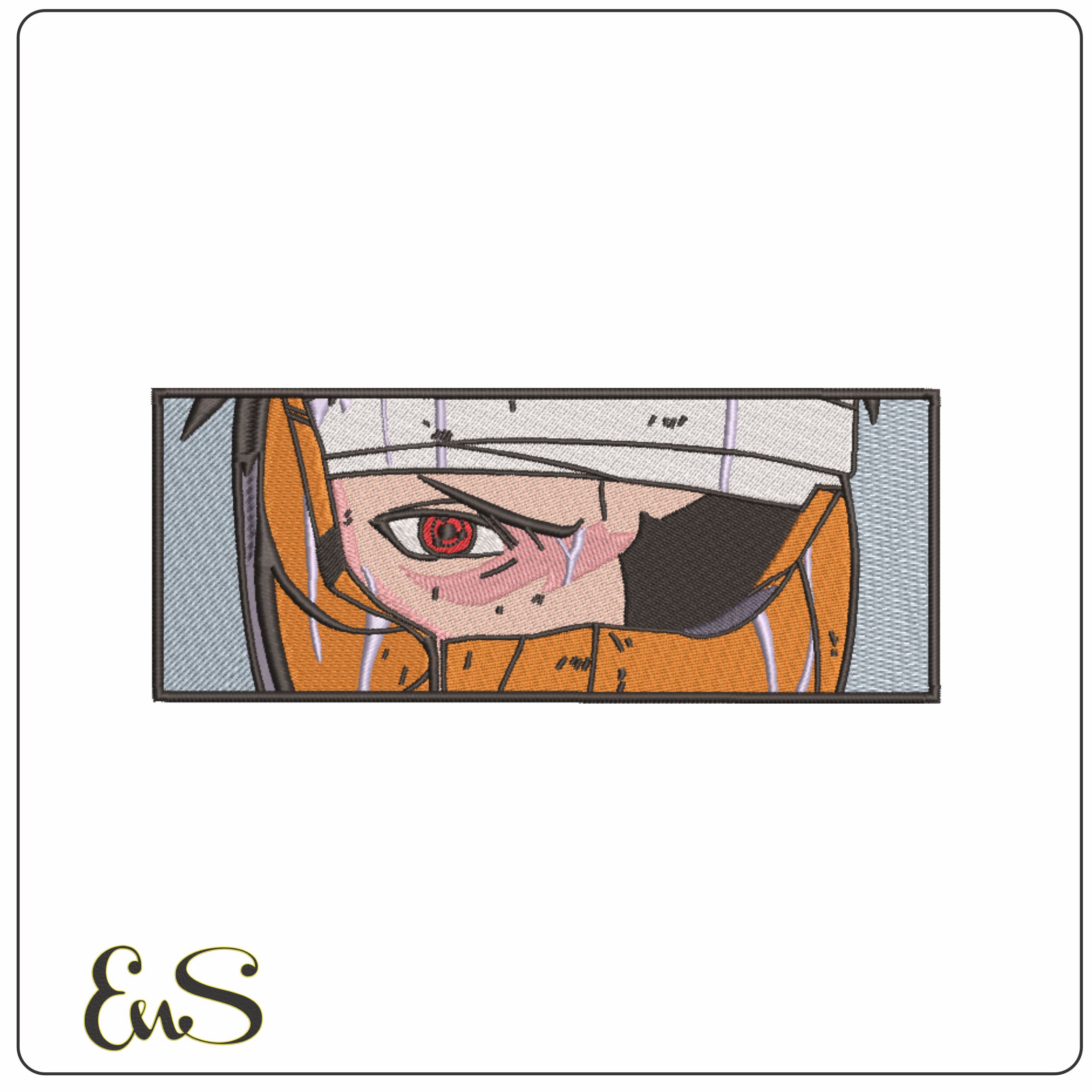 Obito Uchiha - Naruto - Anime-Elegant embroidery design file - instant download