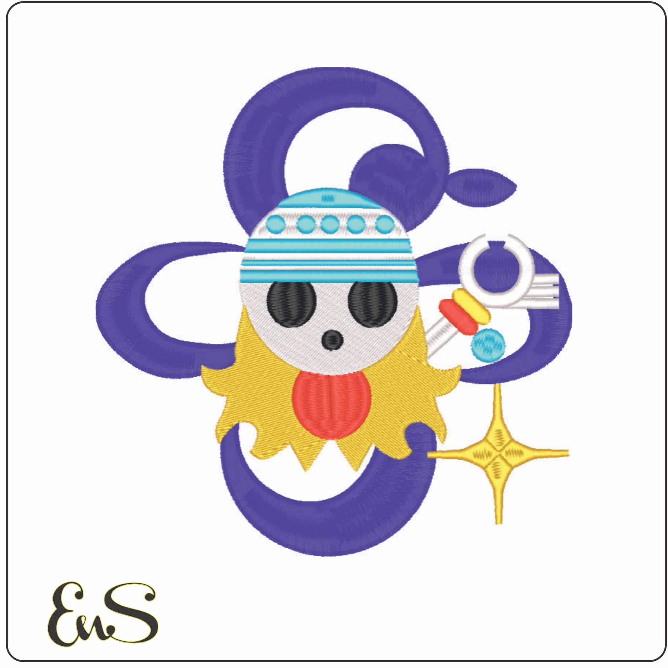 One Piece Nami Tee-Elegant embroidery design file - instant download