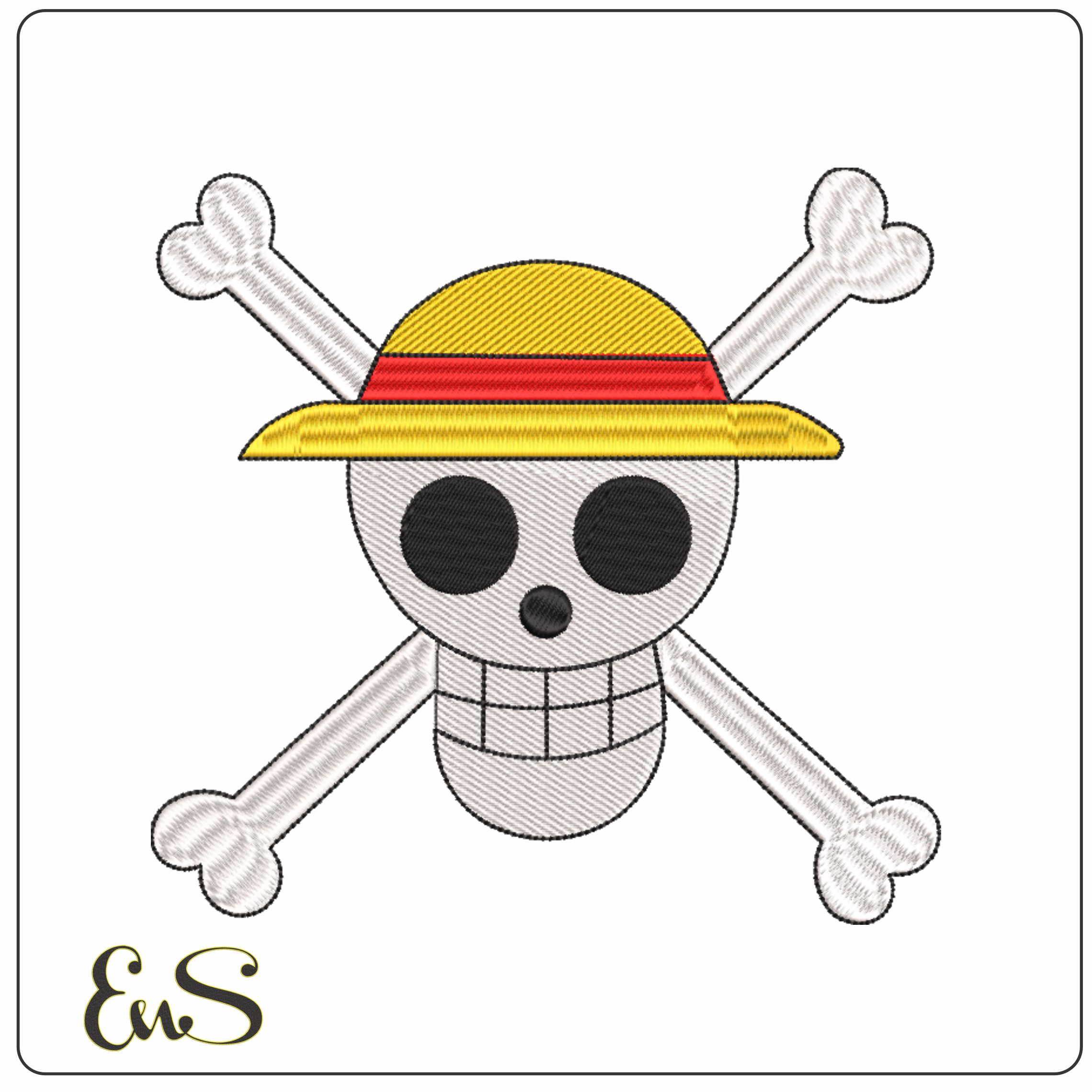 One Piece Original-Elegant embroidery design file - instant download