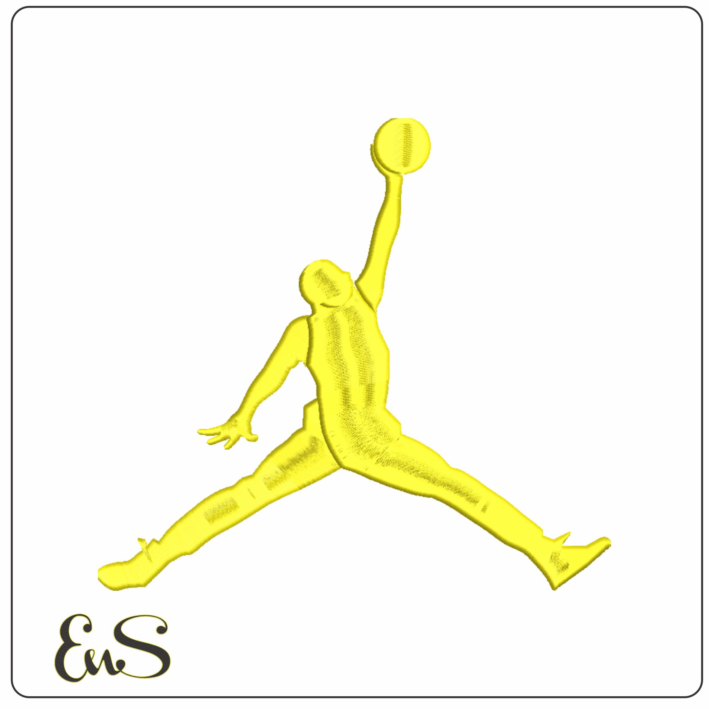 Original Jordan-Elegant embroidery design file - instant download