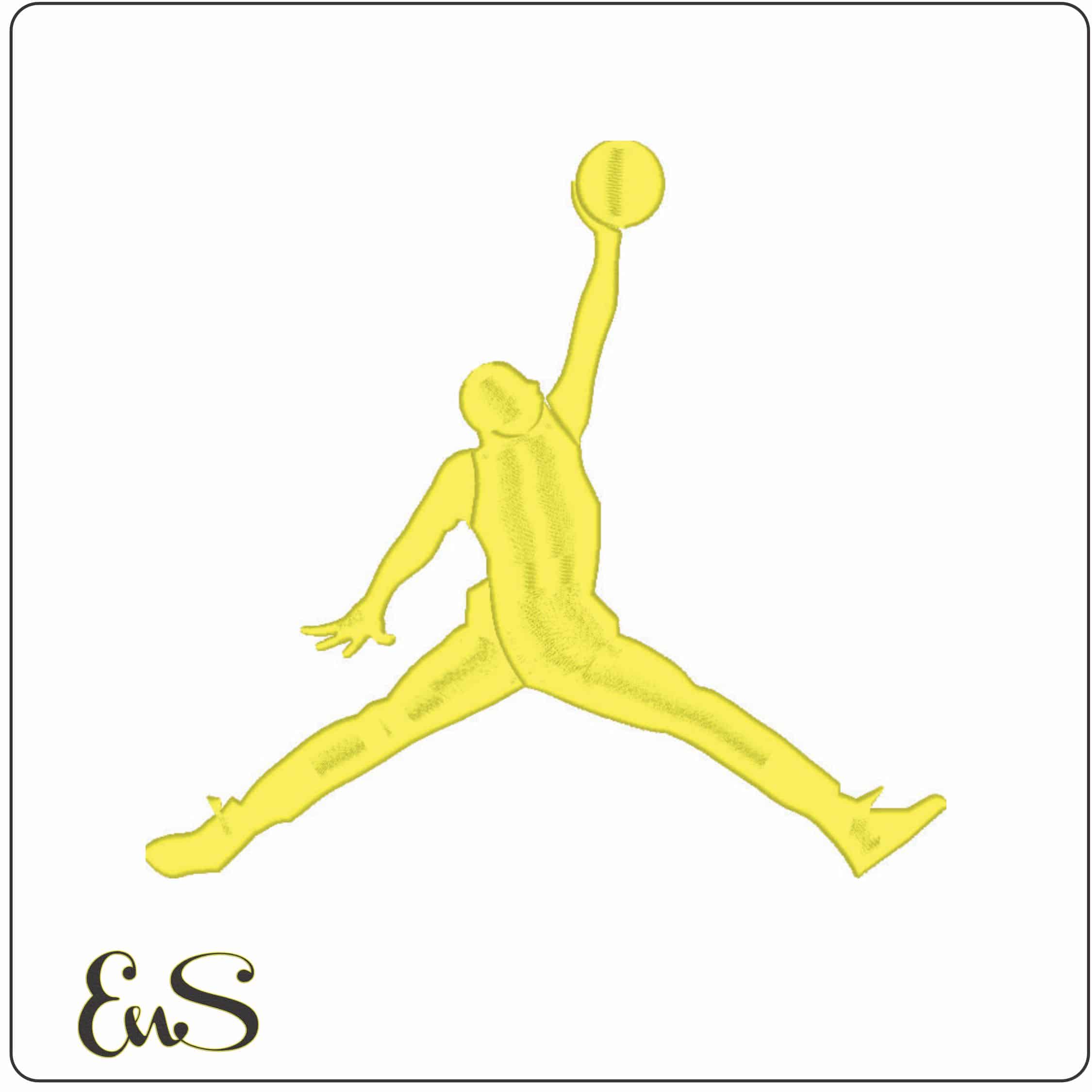Original Jordan-Elegant embroidery design file - instant download