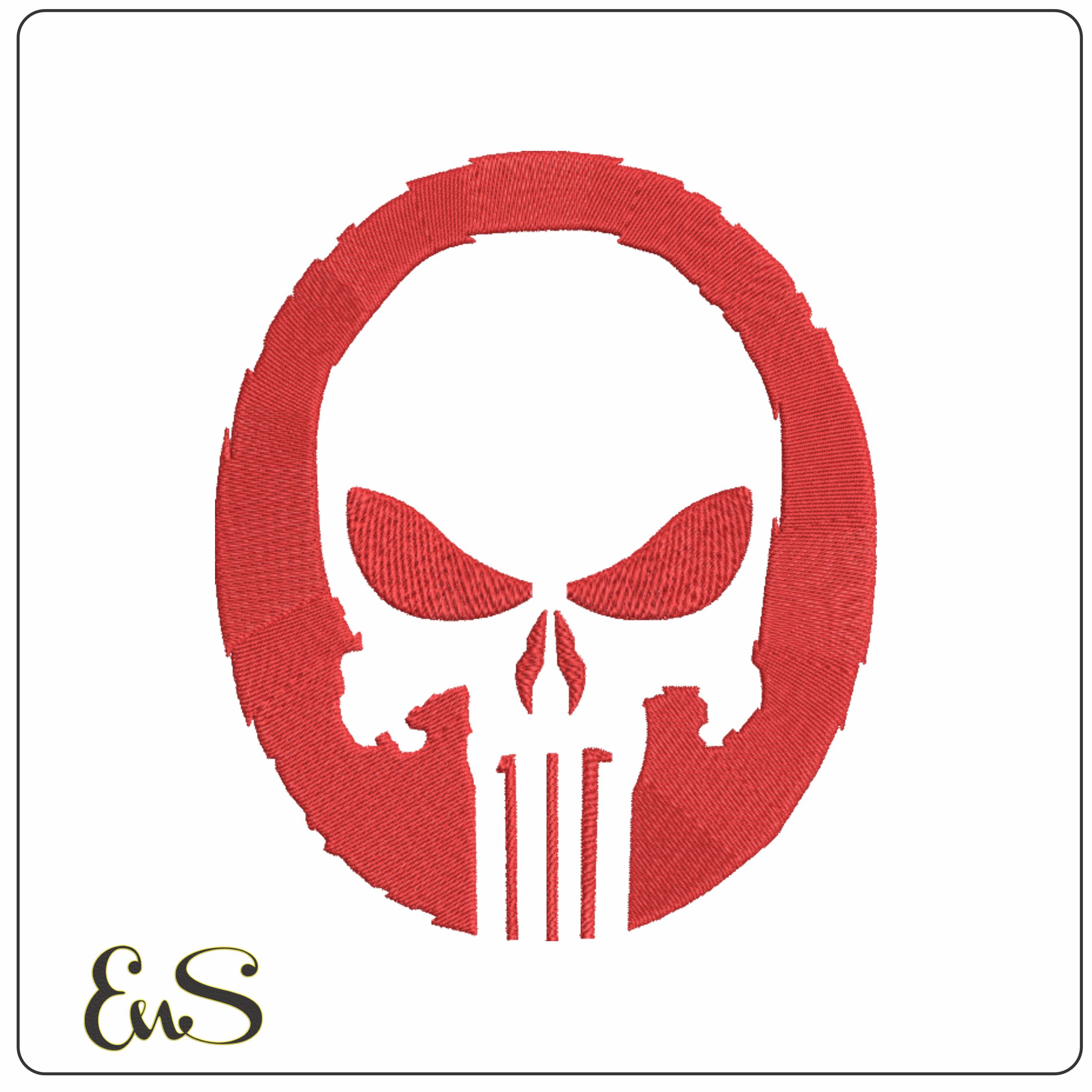 Skull-Elegant embroidery design file - instant download