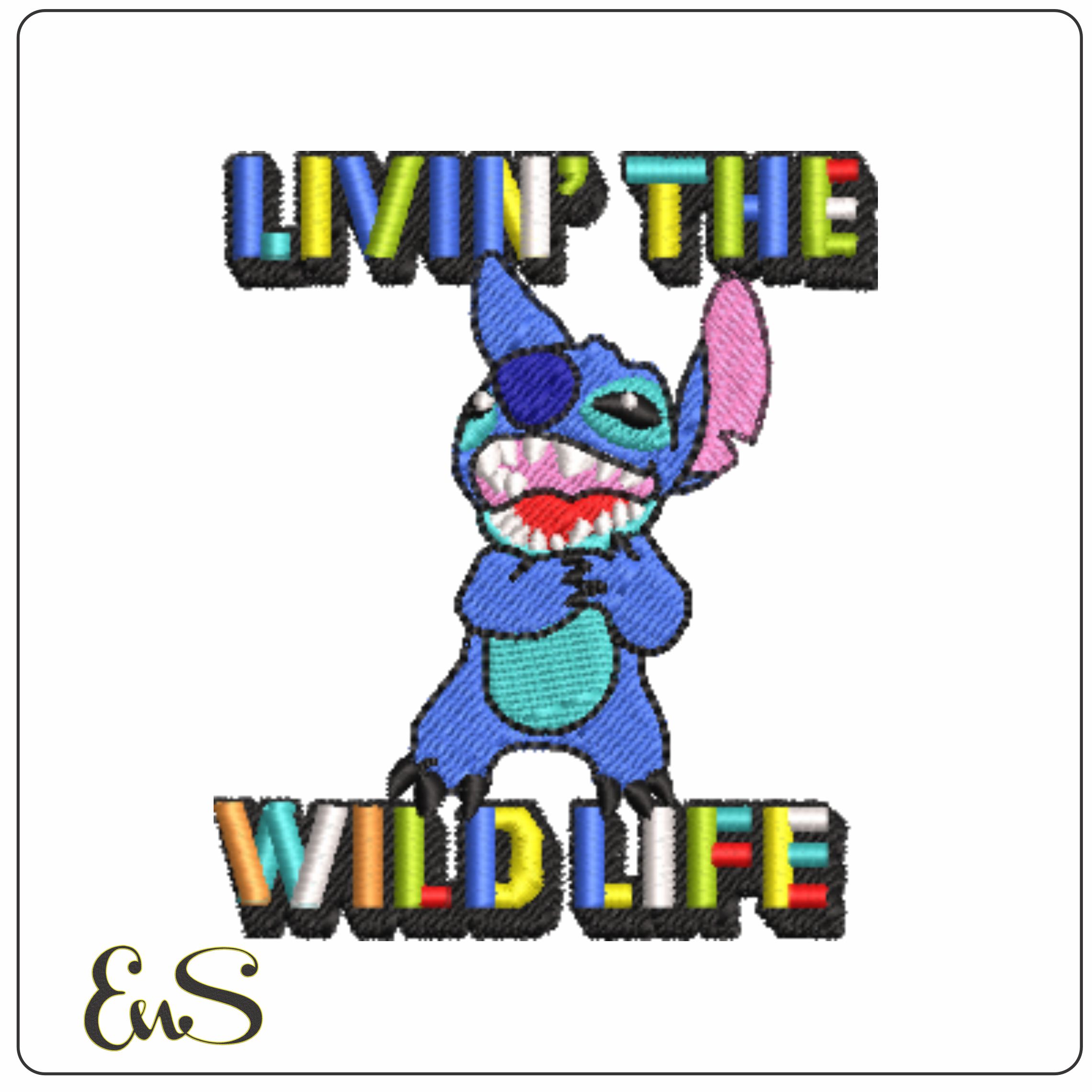 wild life-Elegant embroidery design file - instant download