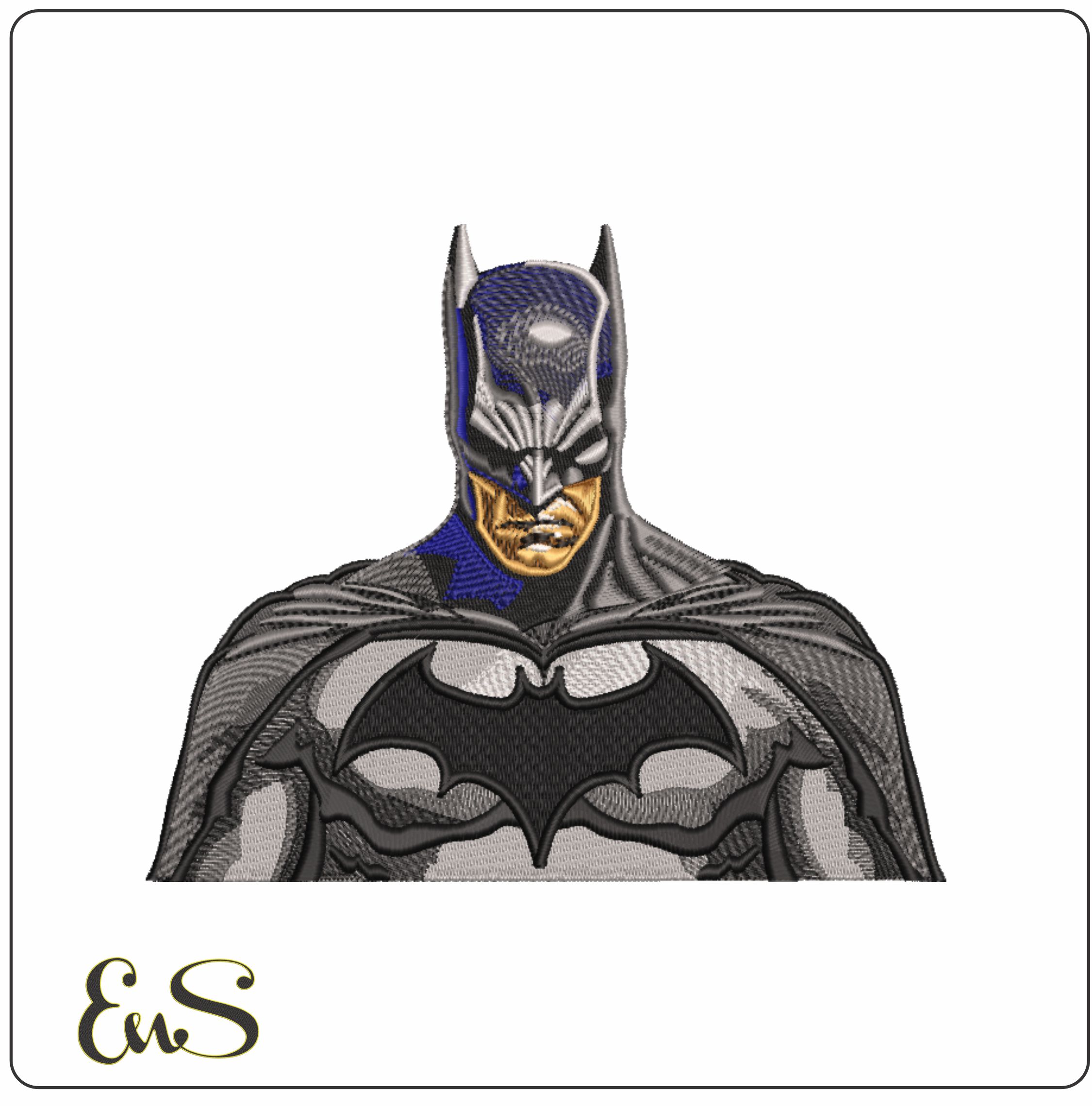 Batman Torso-Elegant embroidery design file - instant download