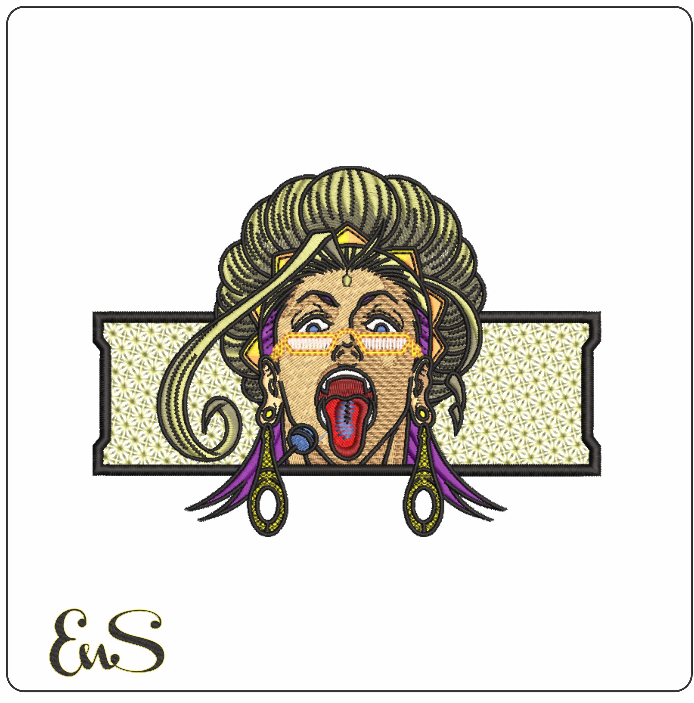 Buddha - Record of Ragnarok - Anime-Elegant embroidery design file - instant download