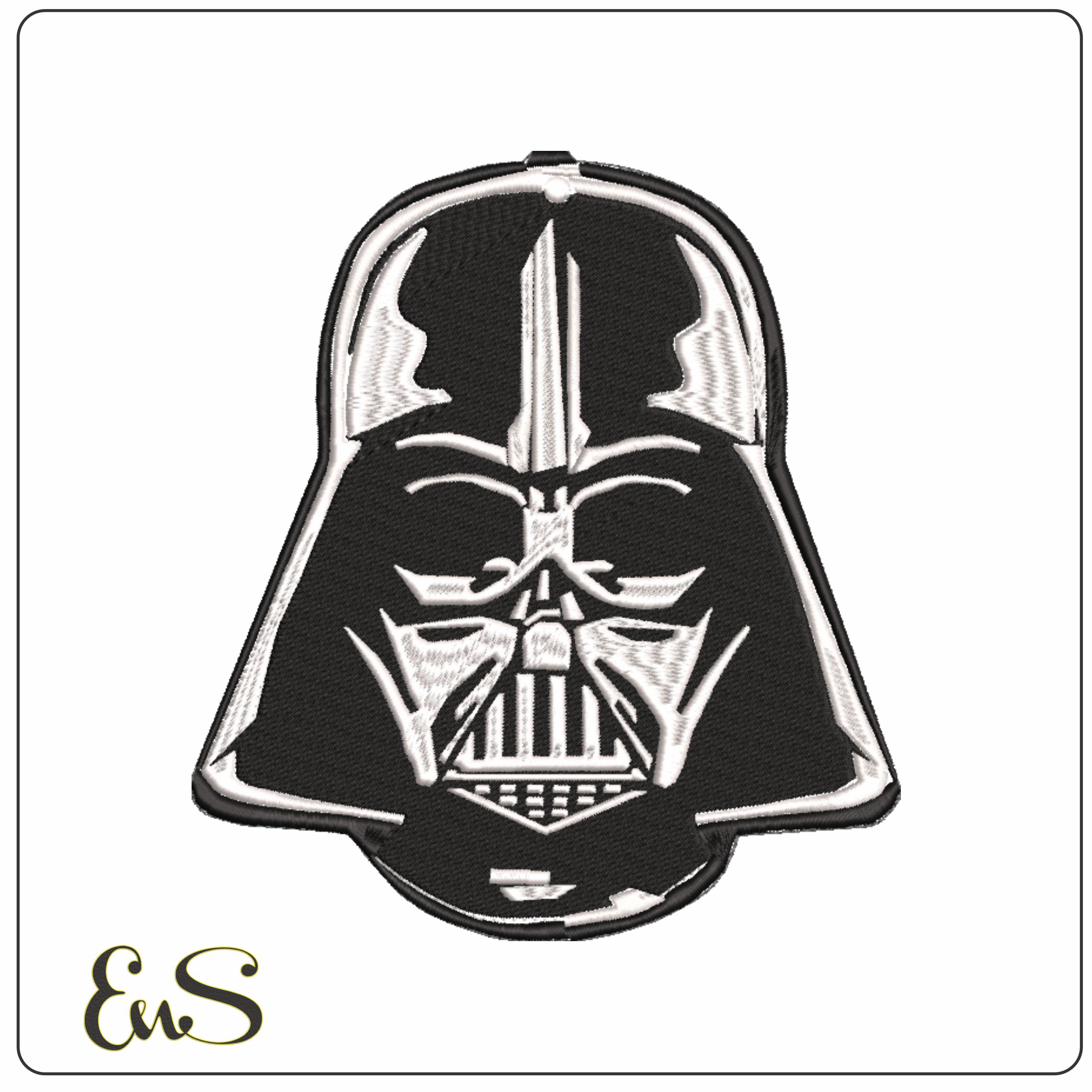 Darth Vaders Mask - Star Wars-Elegant embroidery design file - instant download