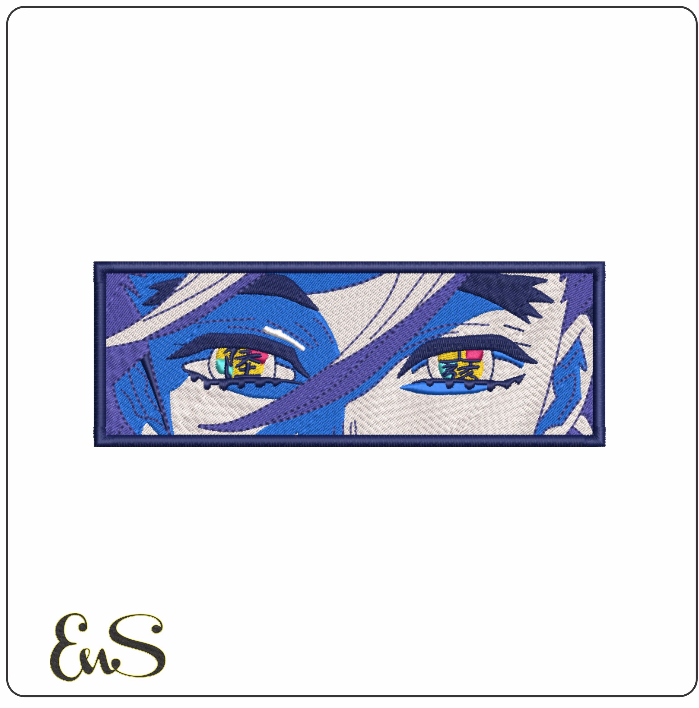 Douma Eyes - Demon Slayer - Anime-Elegant embroidery design file - instant download