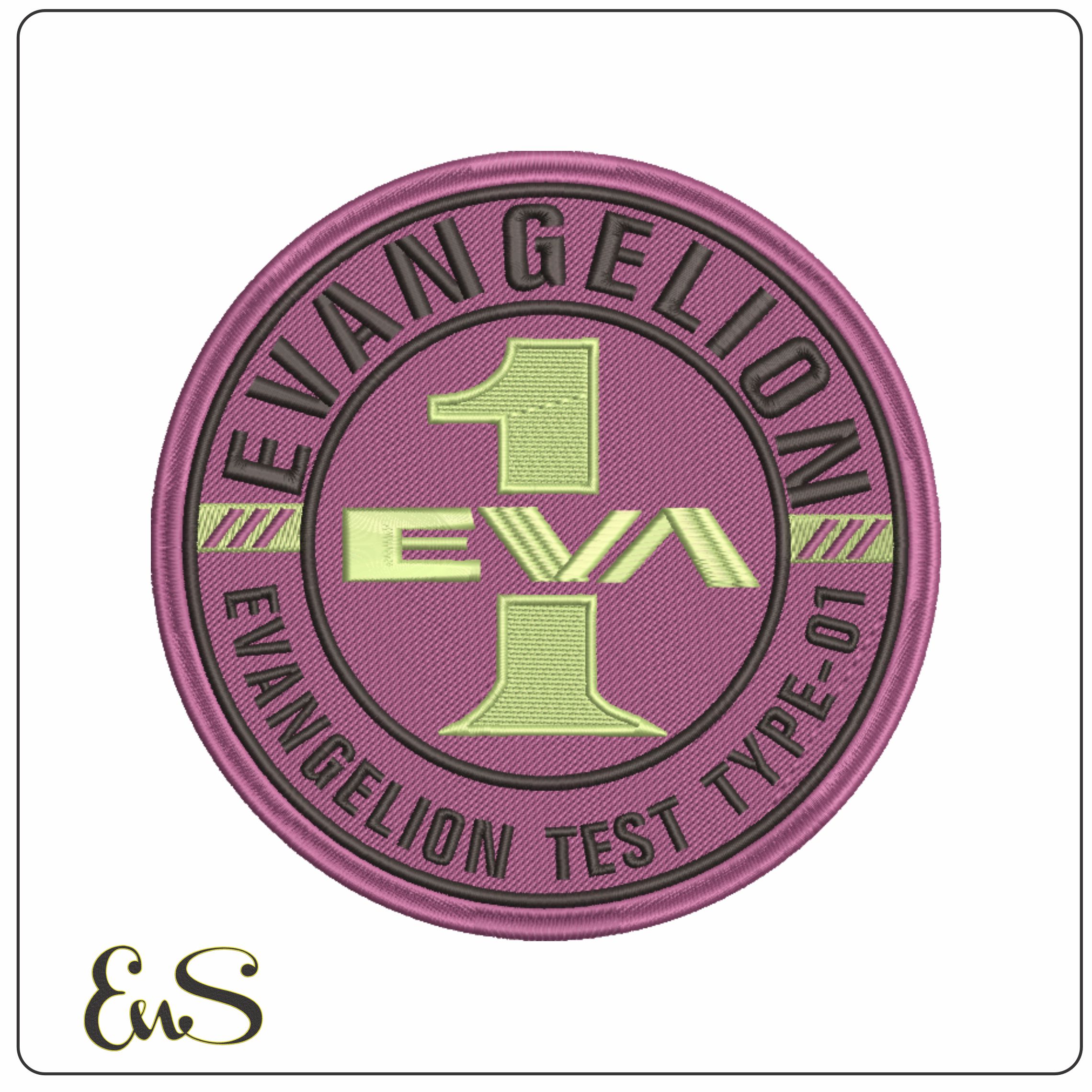 Evangelion - EVA level 1 - Anime-Elegant embroidery design file - instant download