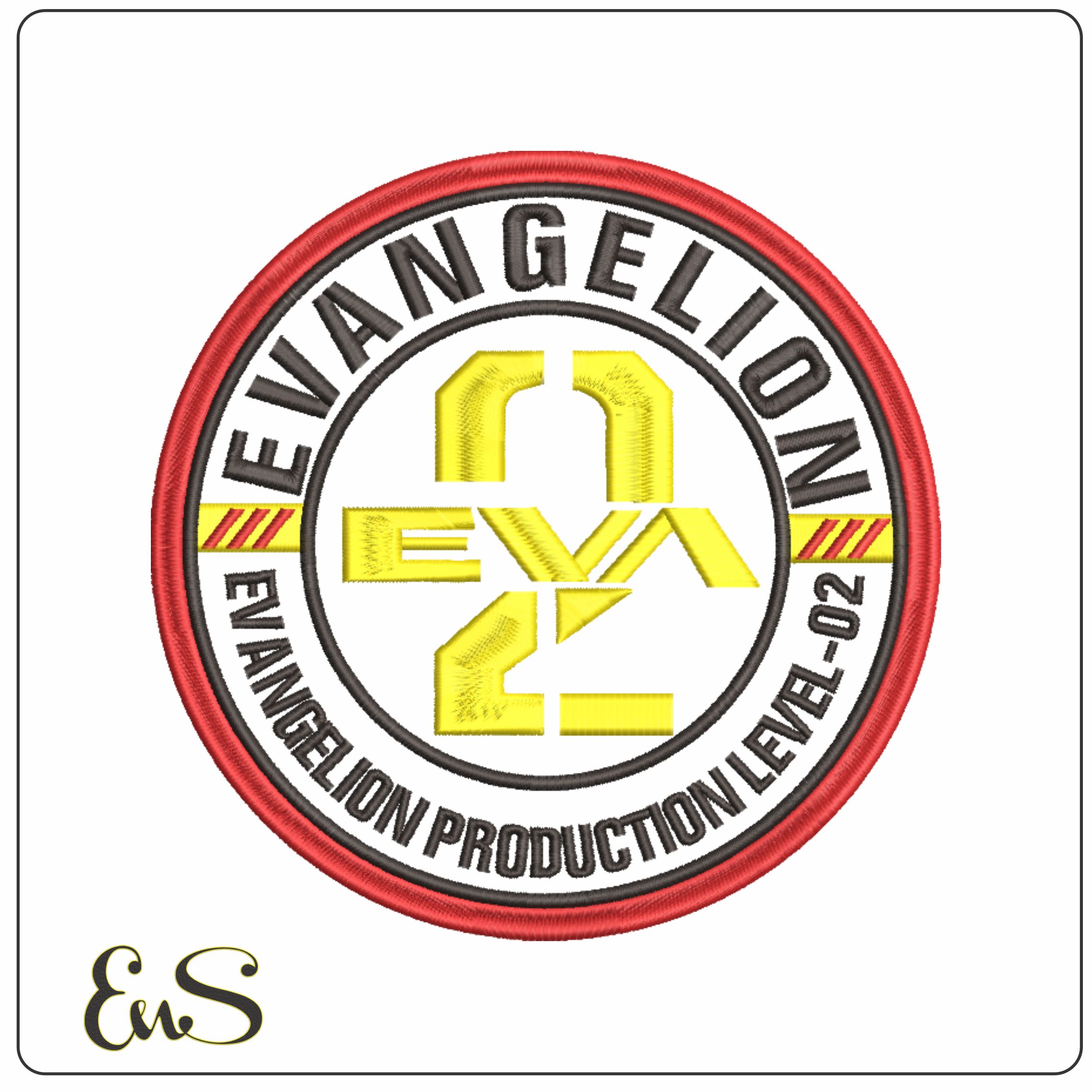 Evangelion - EVA level 2 - Anime-Elegant embroidery design file - instant download