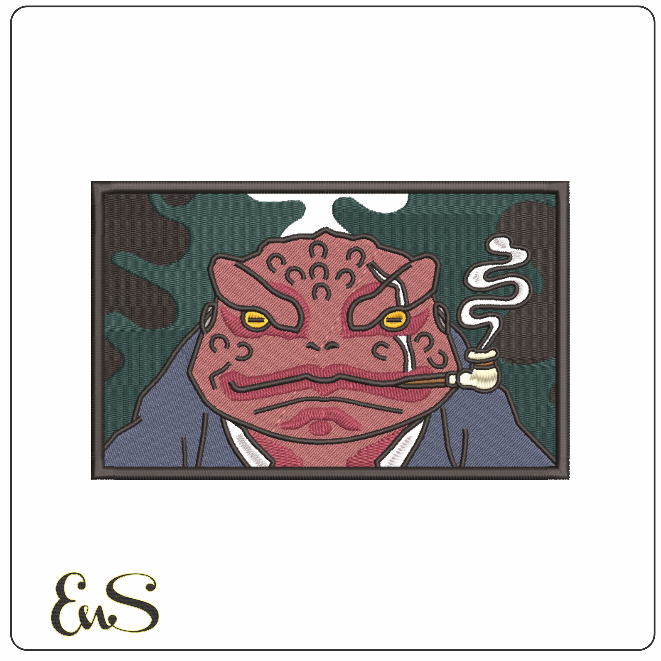 Gamabunta - Naruto - Anime-Elegant embroidery design file - instant download