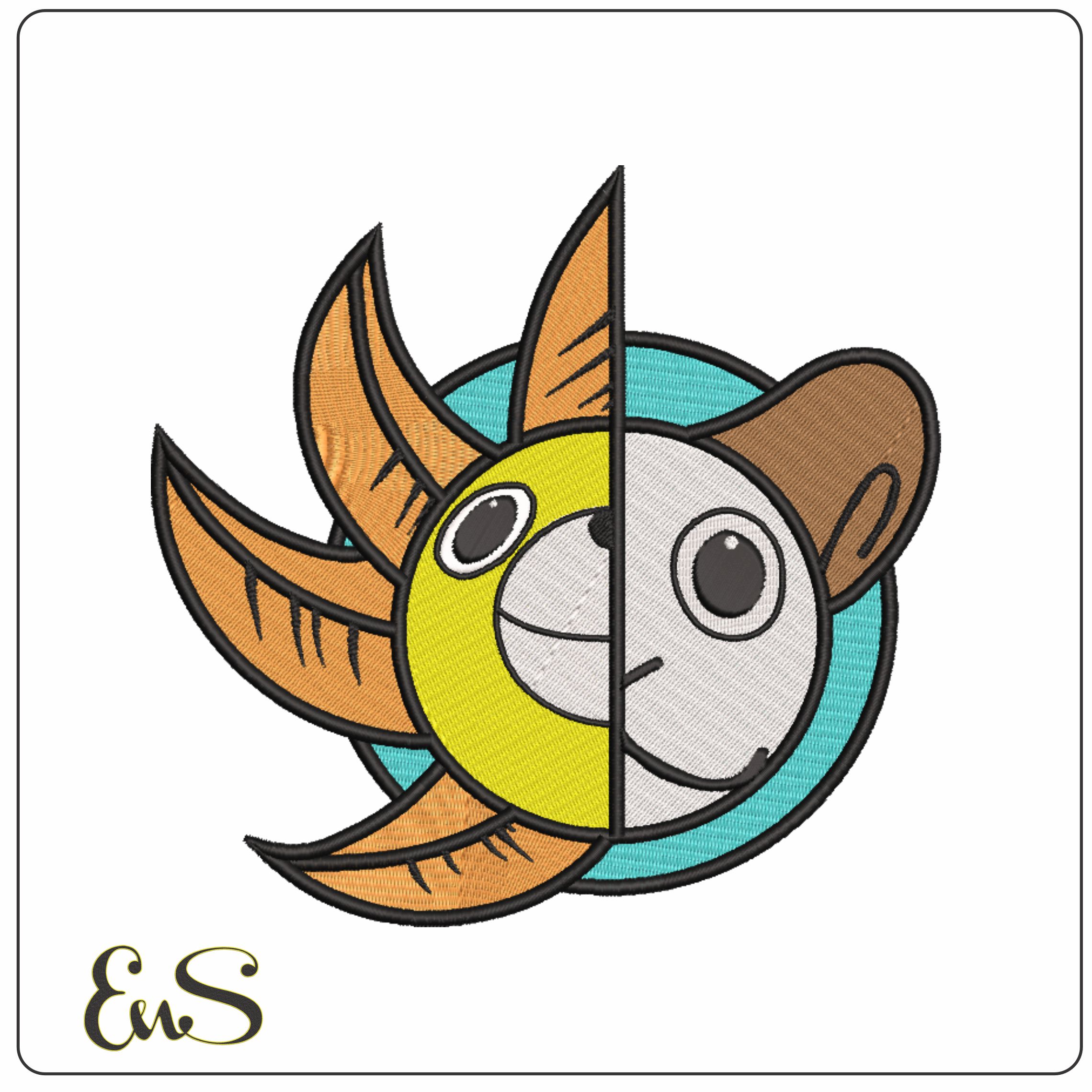 Going Merry and Thousand Sunny - One Piece - Anime-Elegant embroidery design file - instant download