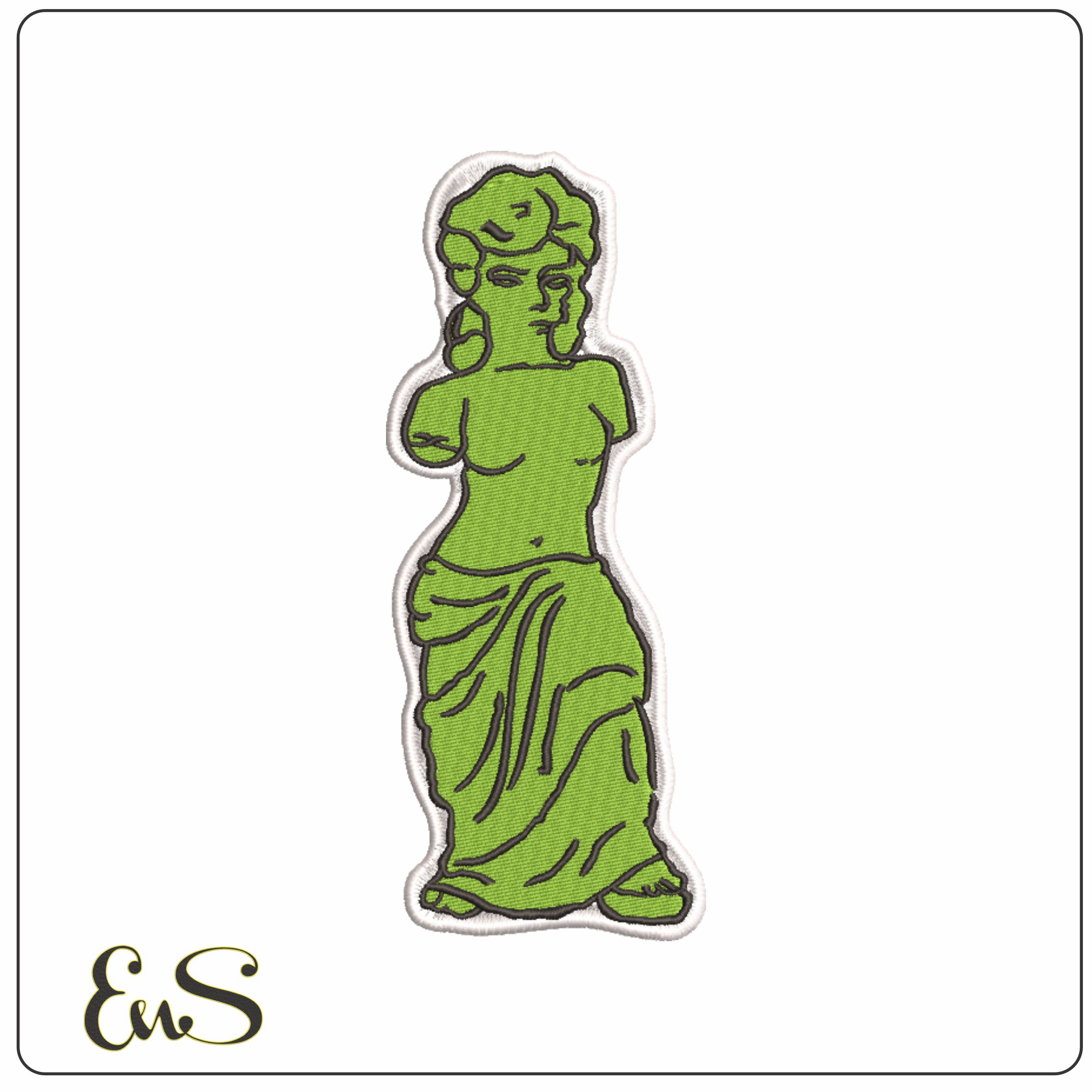 Gummi Venus de Milo - The Simpsons-Elegant embroidery design file - instant download