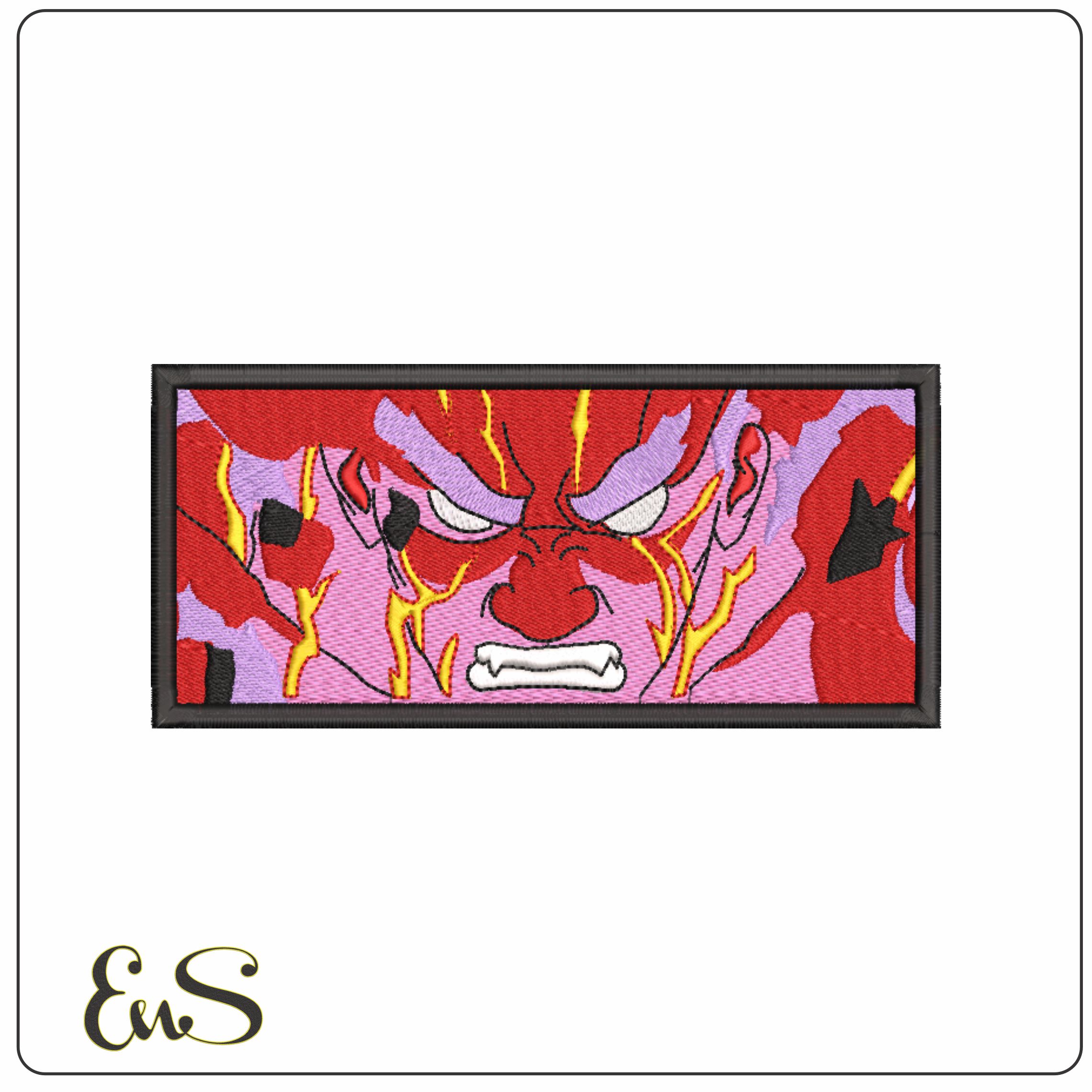 Guy Sensei 8th gate - Anime-Elegant embroidery design file - instant download