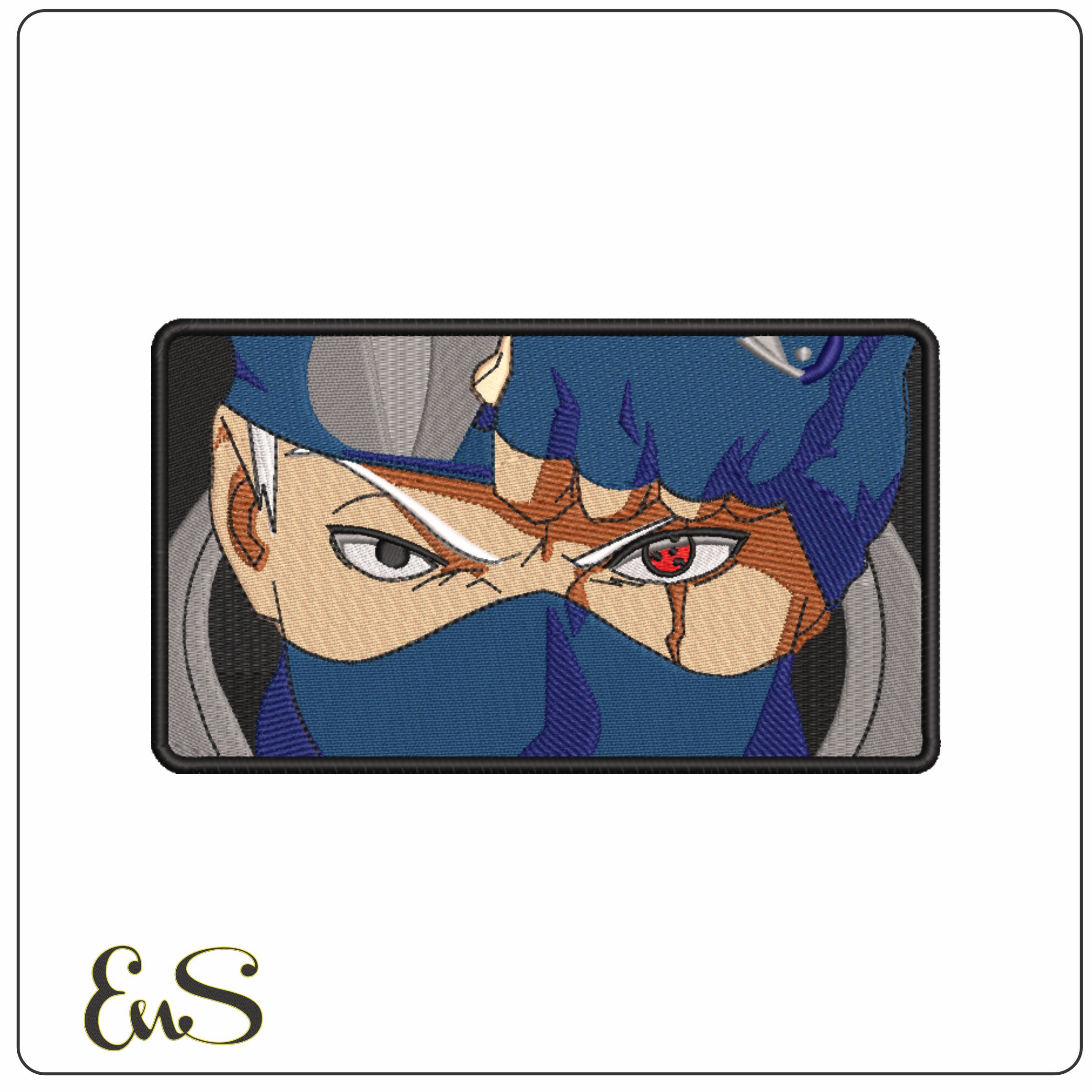 Kakshi Ojos - Naruto - Anime-Elegant embroidery design file - instant download
