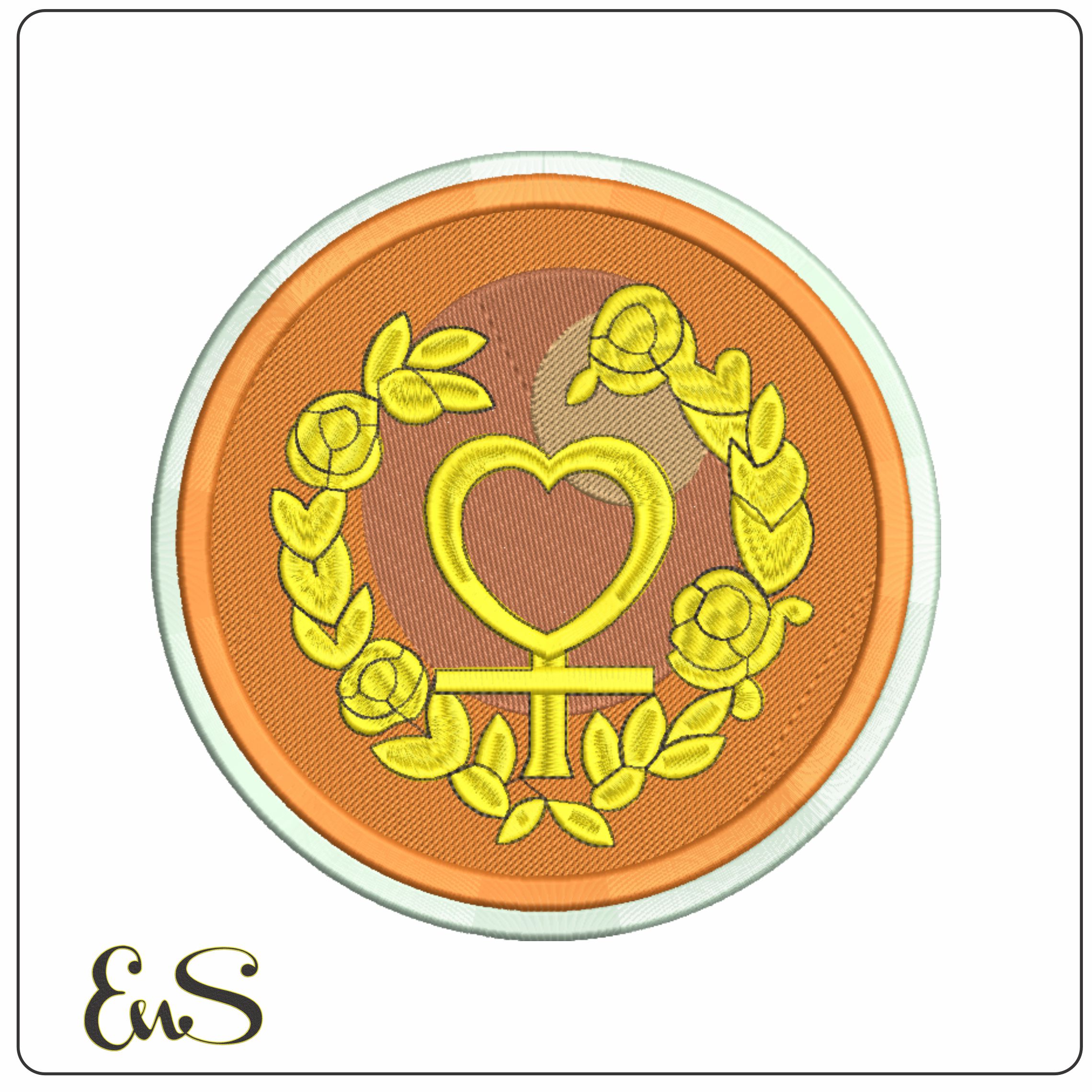 Laurel Sailor-Elegant embroidery design file - instant download