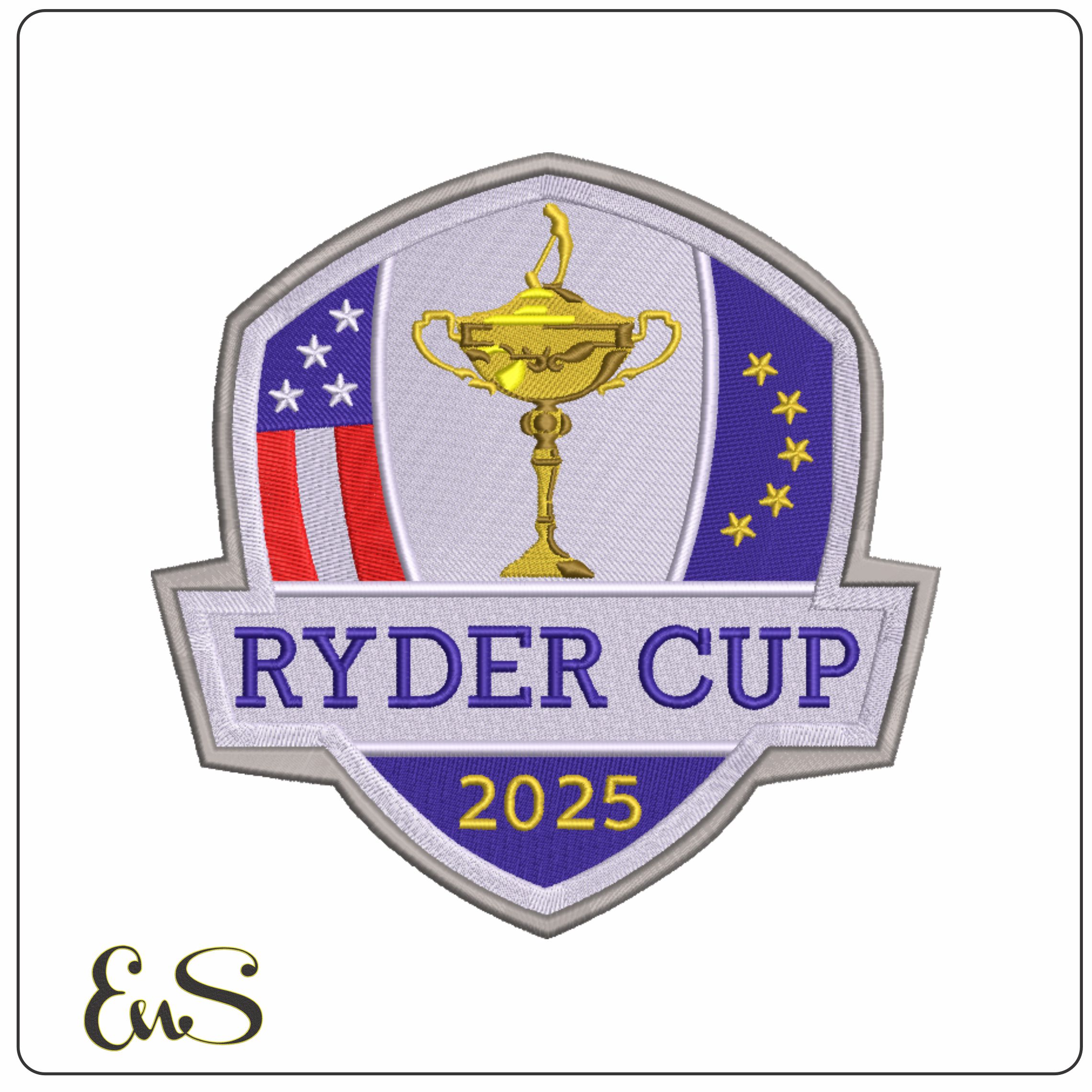 Ryder Cup 2025 embroidery design - Bethpage Black September embroidery machine pattern embroidery file
