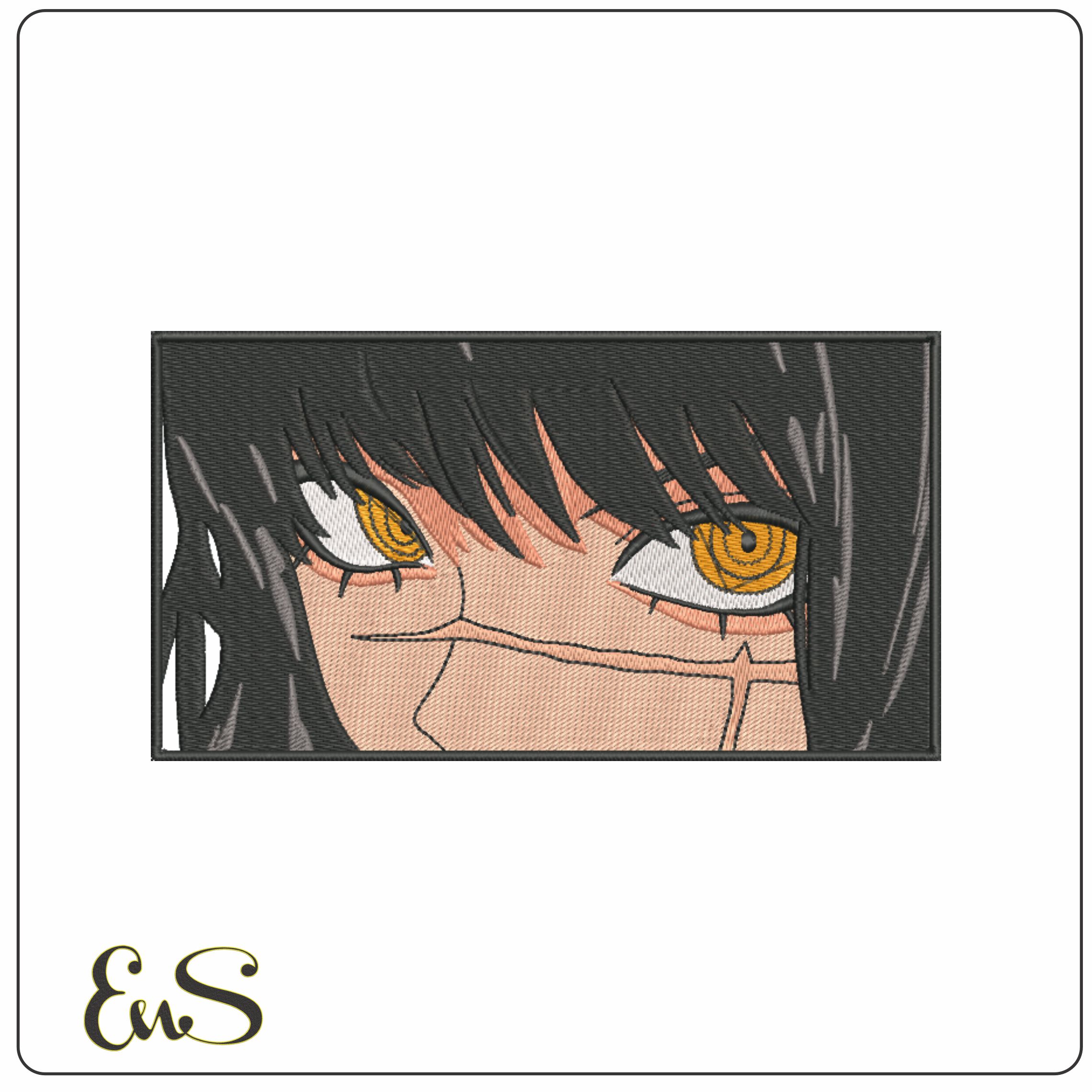 Makima Eyes - Chainsaw Man - Anime-Elegant embroidery design file - instant download