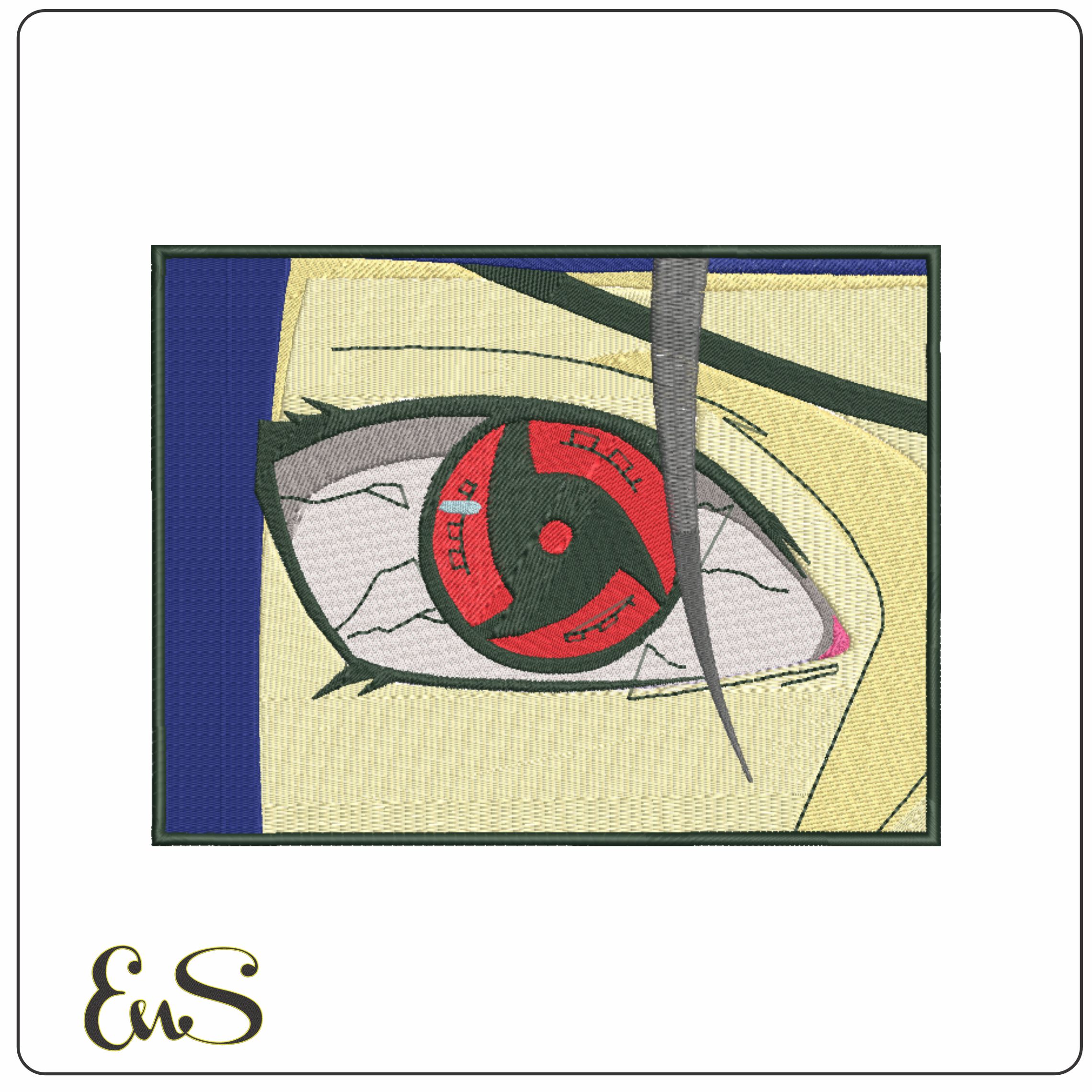 Mangekyo Sharingan Itachi Uchiha - Naruto - Anime-Elegant embroidery design file - instant download