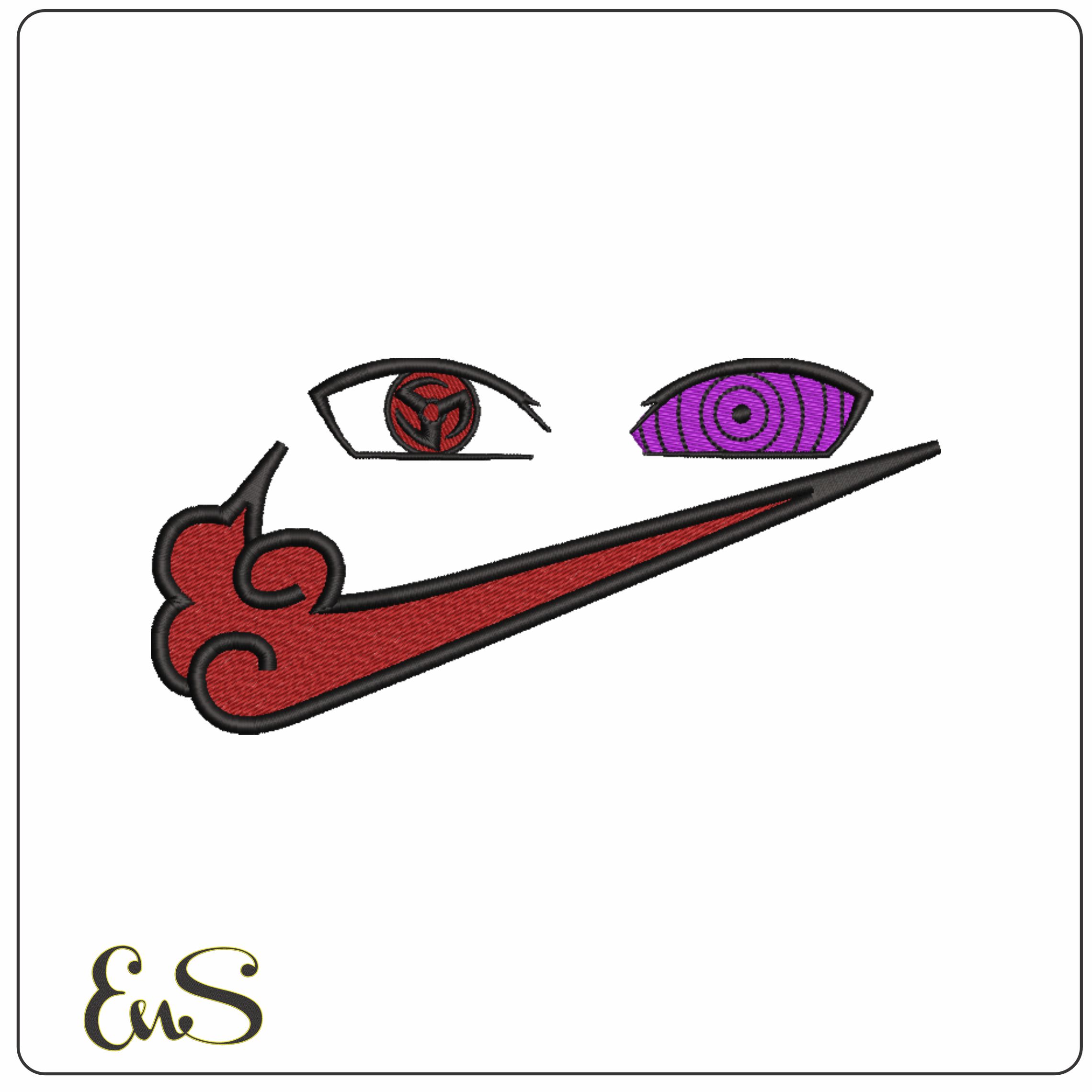Mangekyou Sharingan eyes - Uchihi Itachi - Anime-Elegant embroidery design file - instant download
