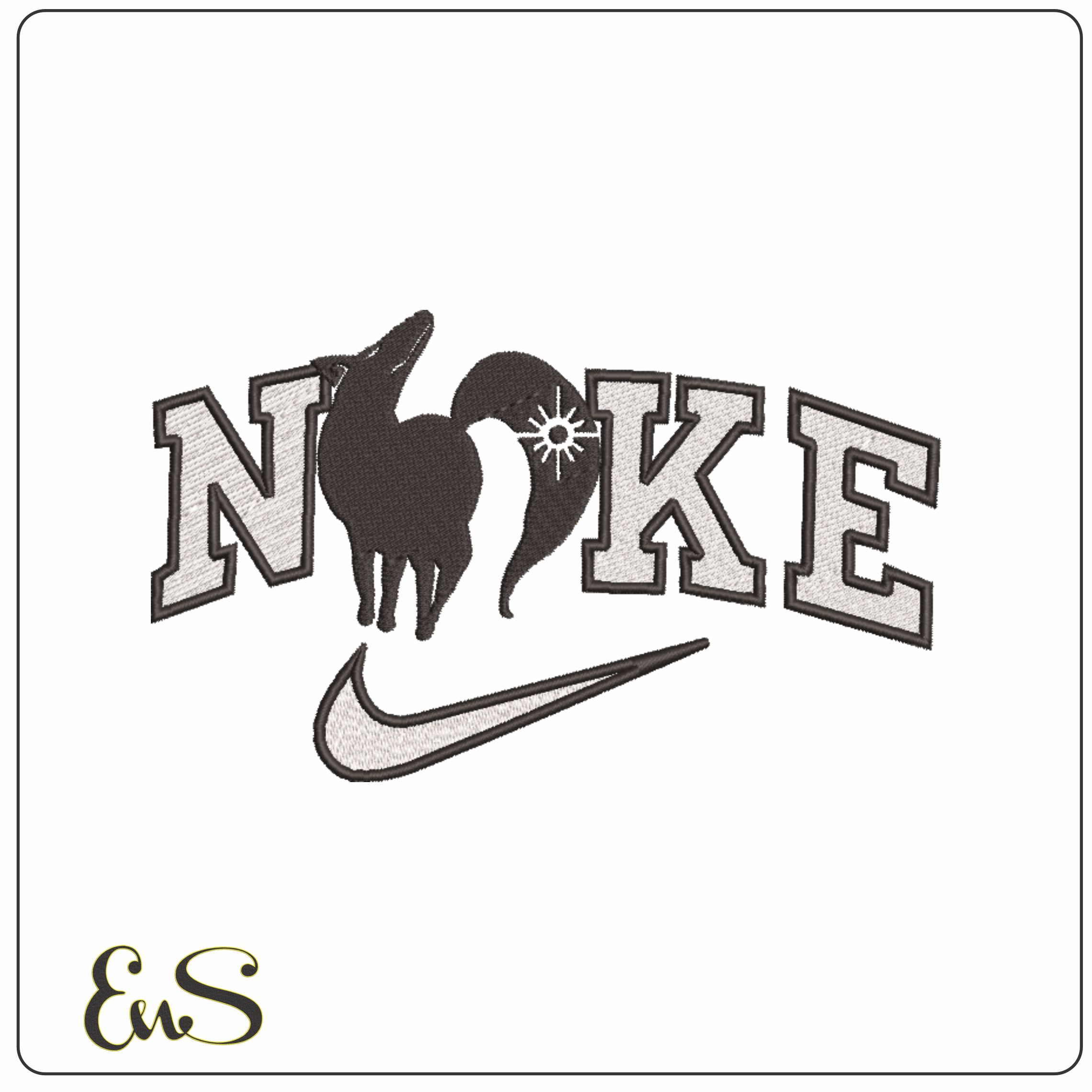 Nike Foxs Sin of Greed - Ban - Anime-Elegant embroidery design file - instant download