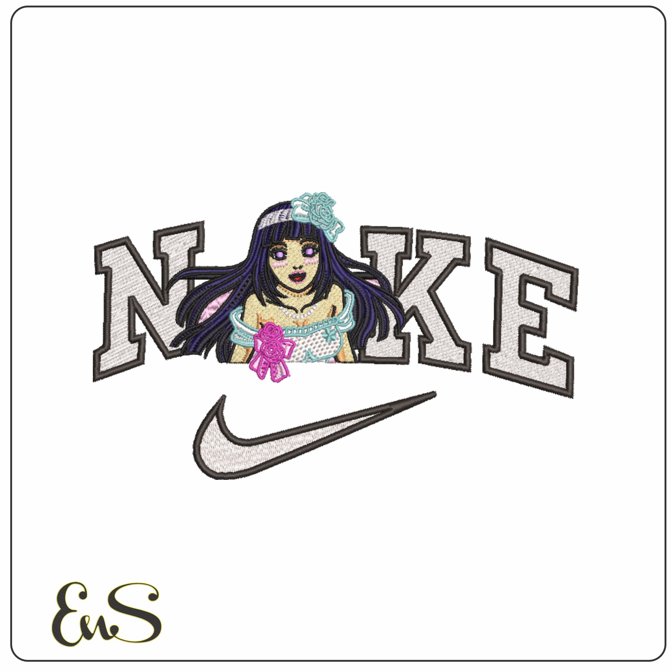 Nike Kakashi Hateke Torso - Hinata - Anime-Elegant embroidery design file - instant download