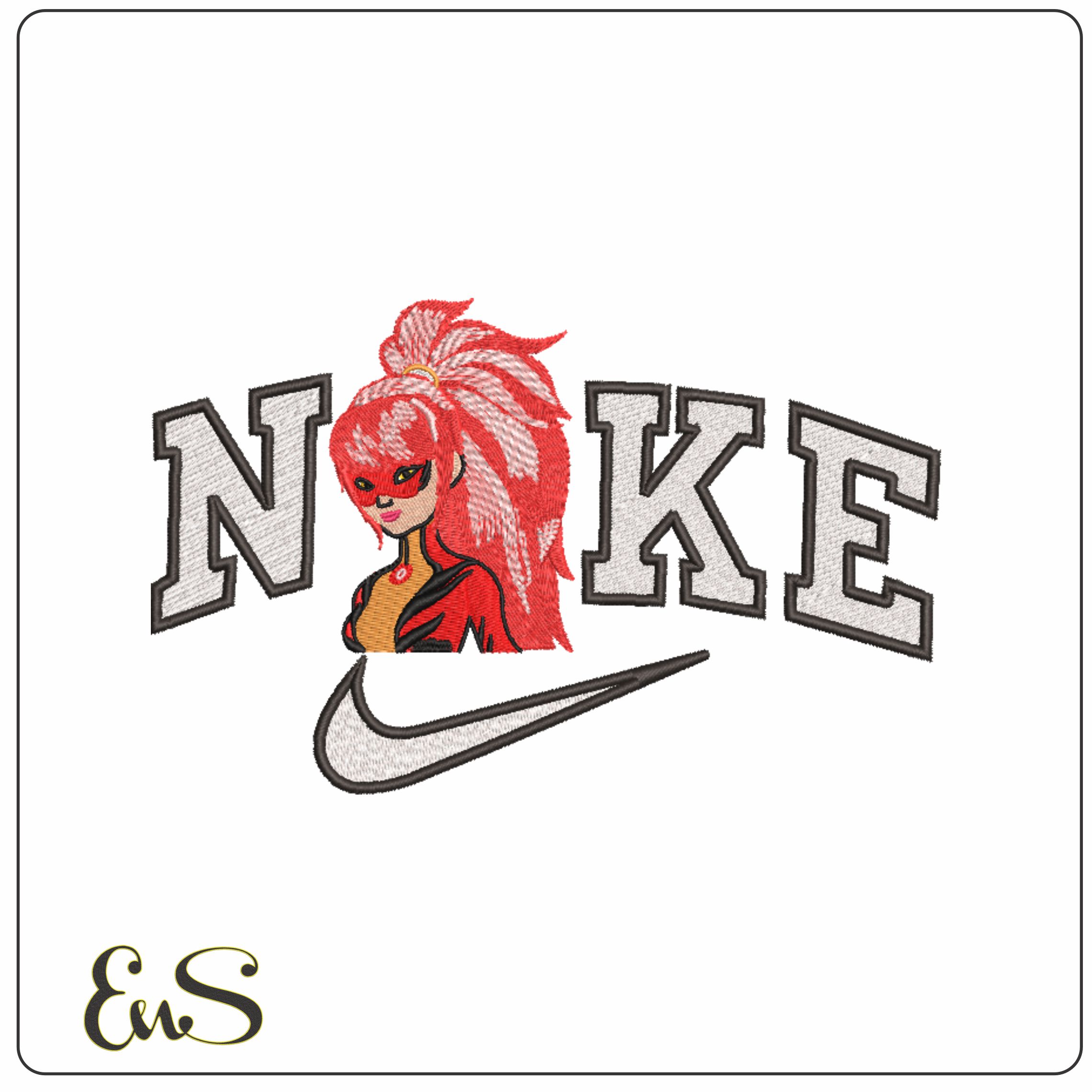 Nike Ladydragon Fei Wu - Miraculous World Shanghai - Anime-Elegant embroidery design file - instant download