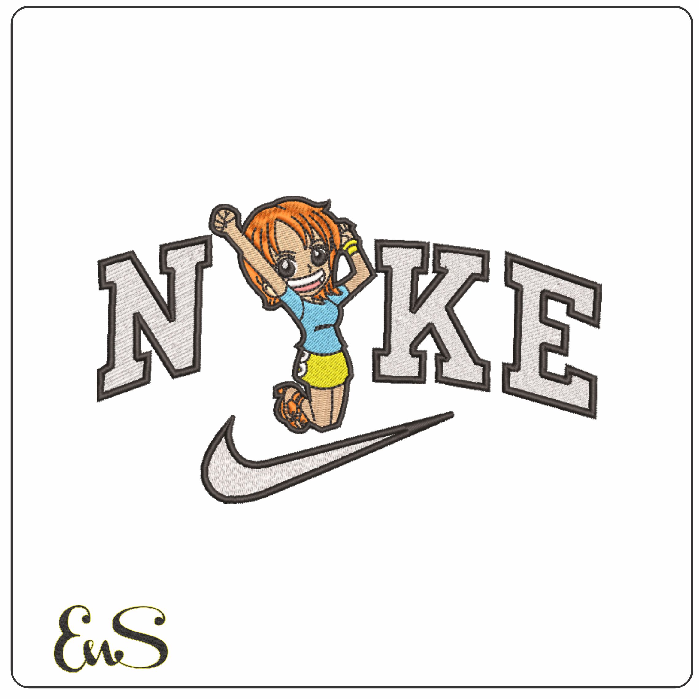 Nike Nami Cat Burglar - One Piece - Anime-Elegant embroidery design file - instant download