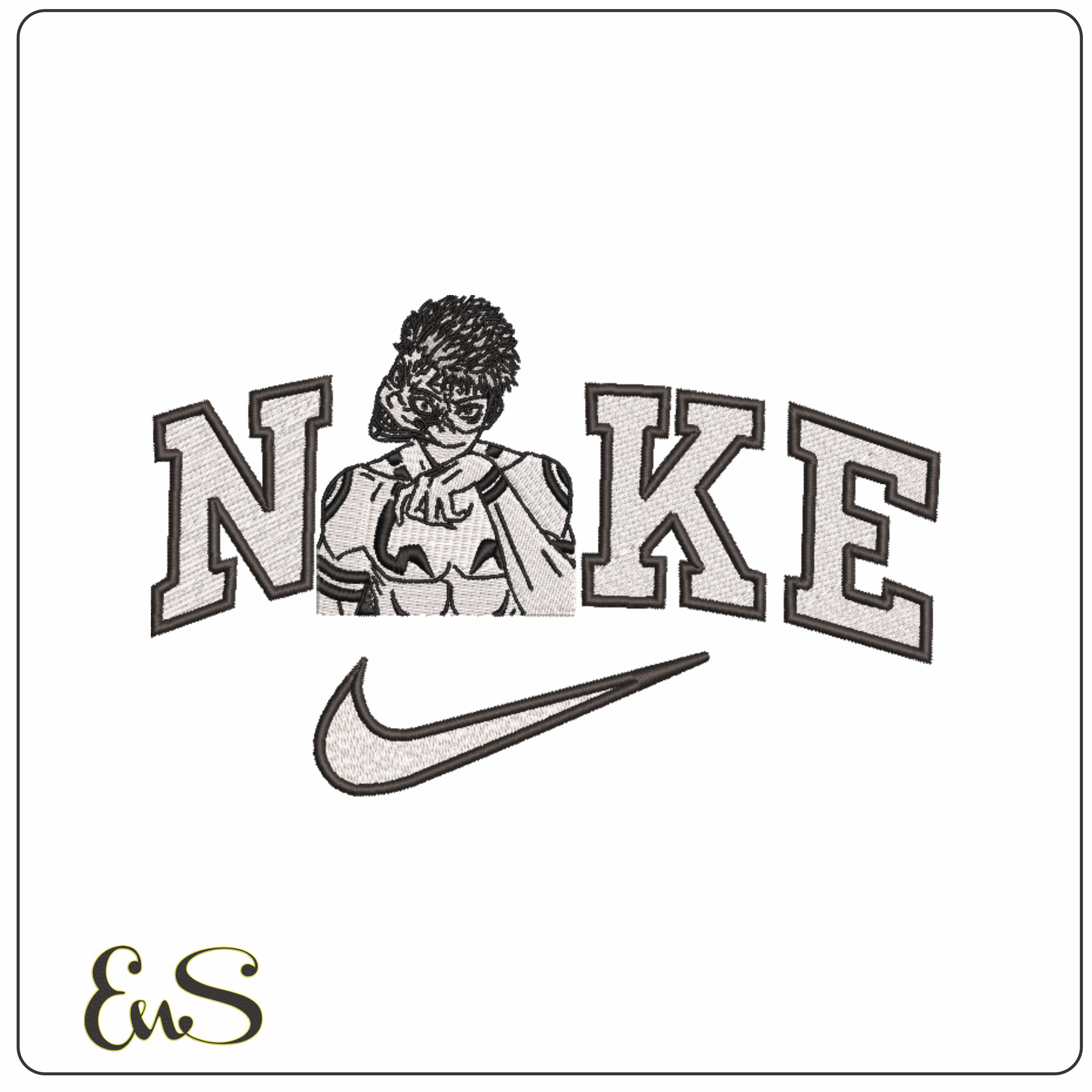 Nike Sukuna Split Personality - Jujutsu Kaisen - Anime-Elegant embroidery design file - instant download