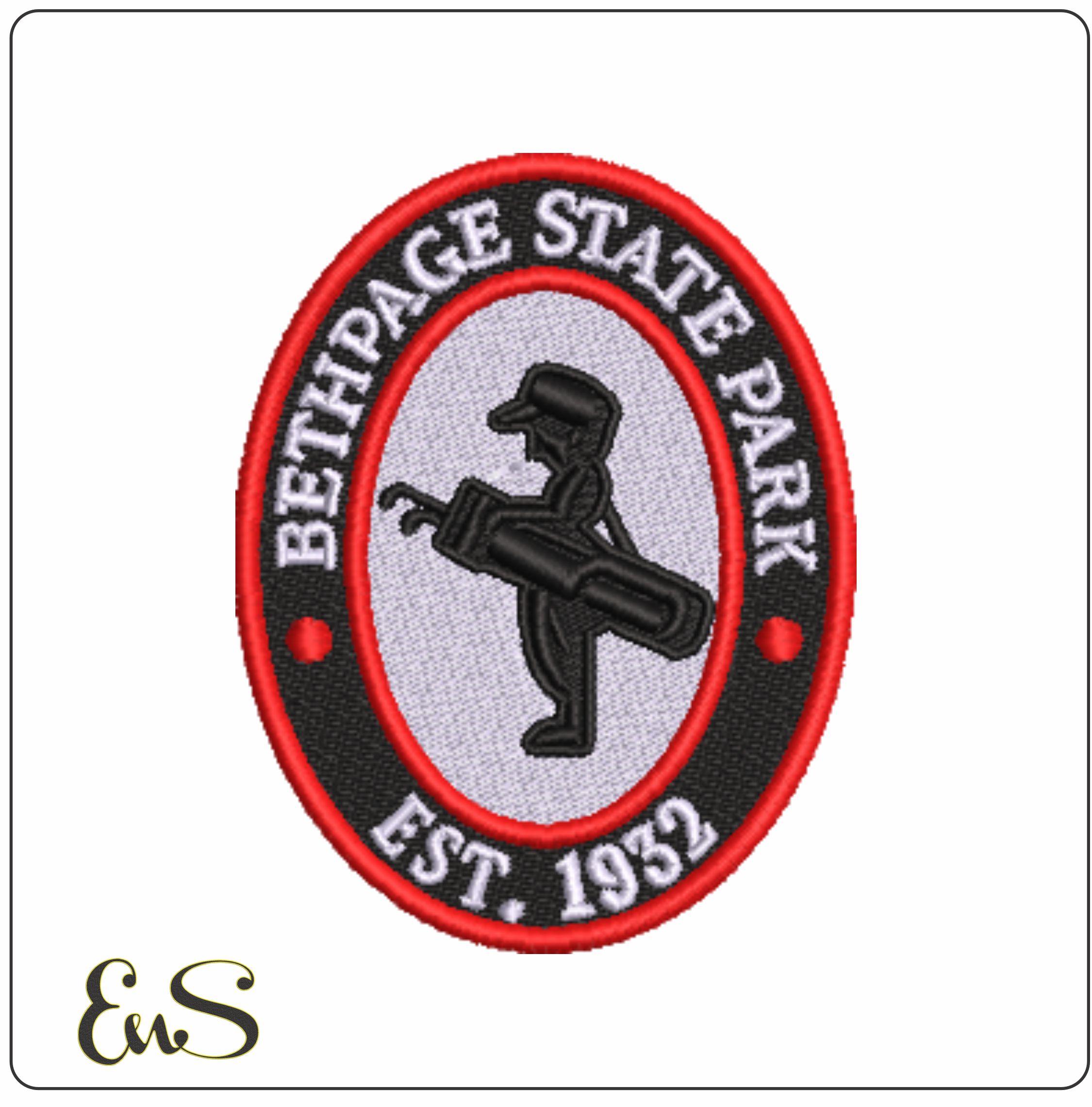 Bethpage Black Logo-Elegant embroidery design file - instant download