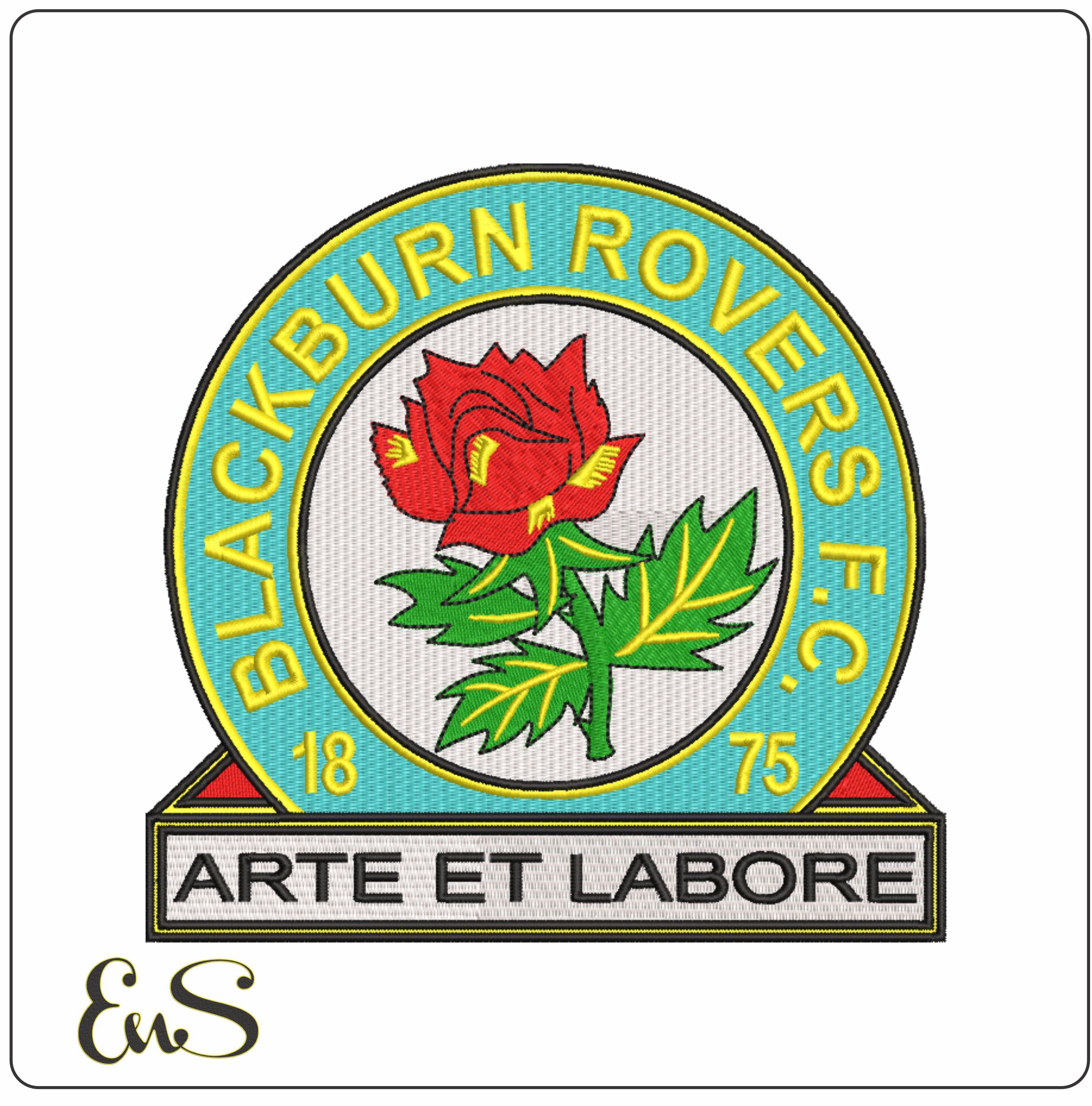 Blackburn Rovers-Elegant embroidery design file - instant download