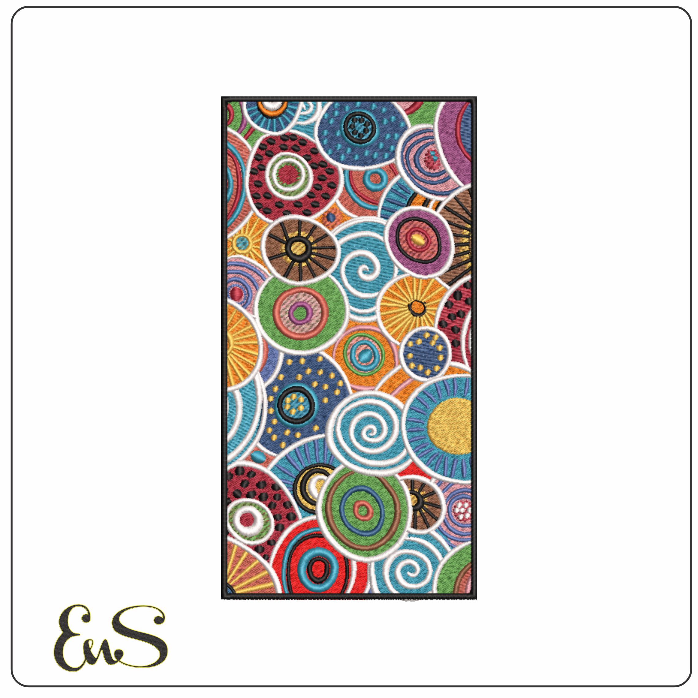 Circle Stylish Patterns machine embroidery design