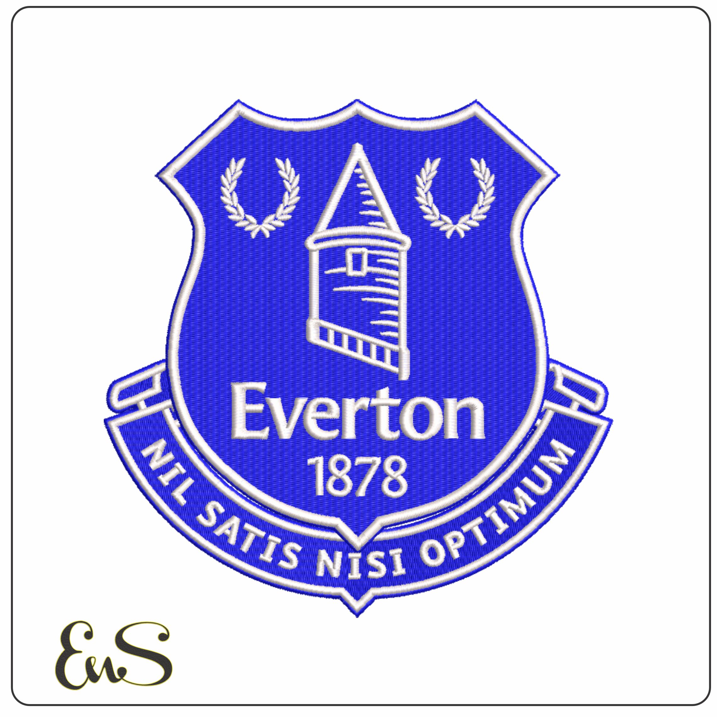 Everton FC- Elegant embroidery design file - instant download