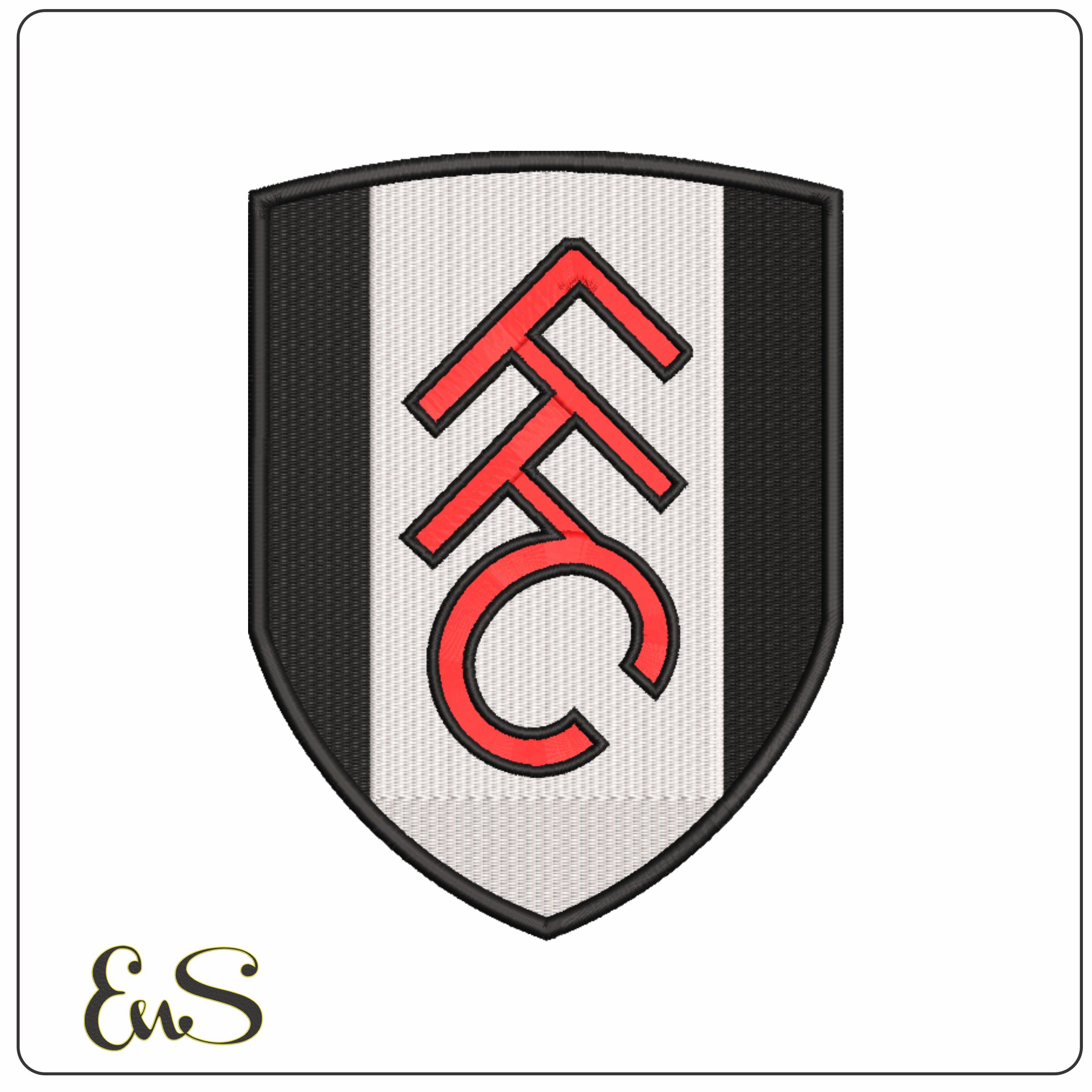 Fulham GC- Elegant embroidery design file - instant download