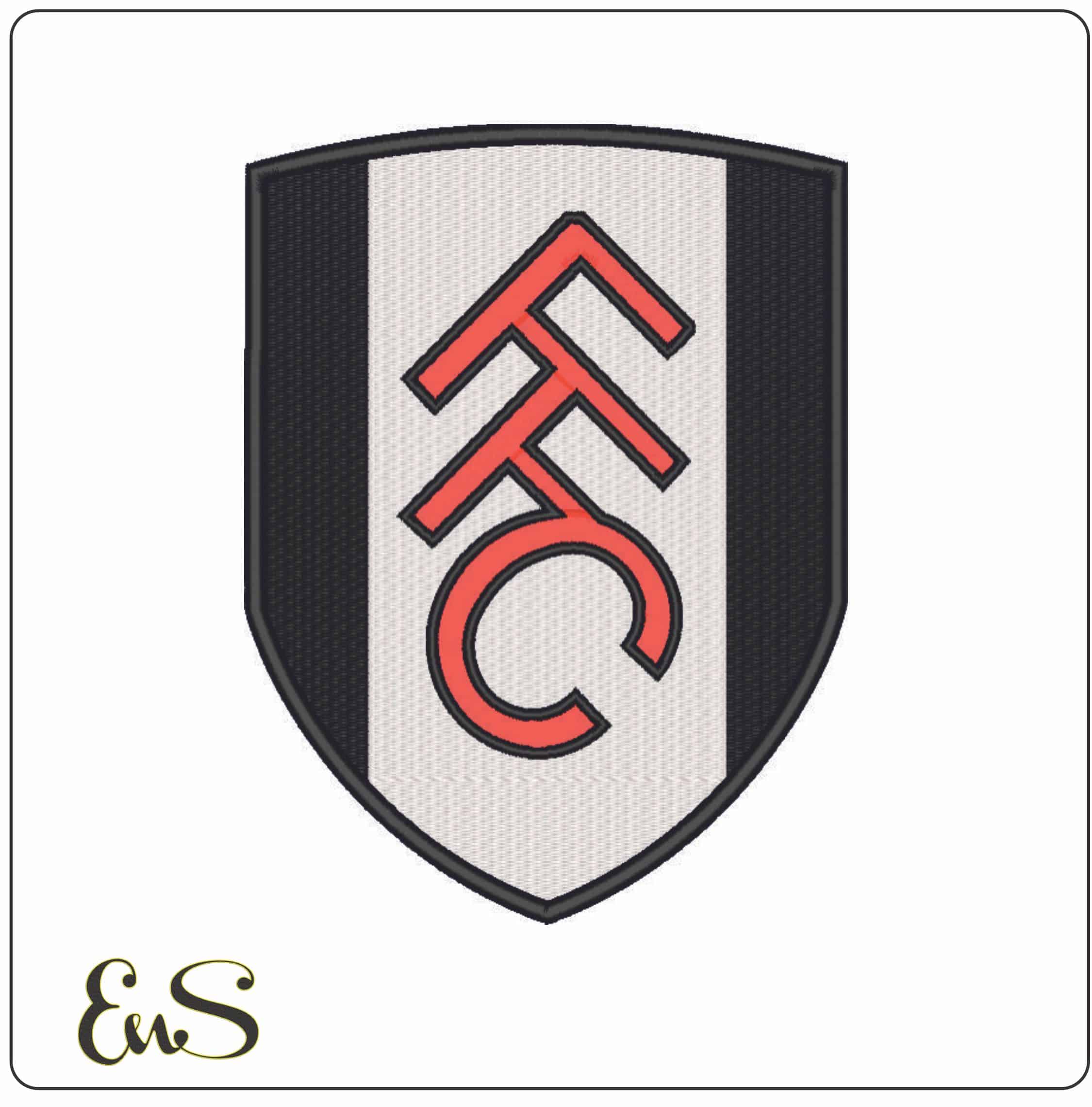 Fulham GC- Elegant embroidery design file - instant download