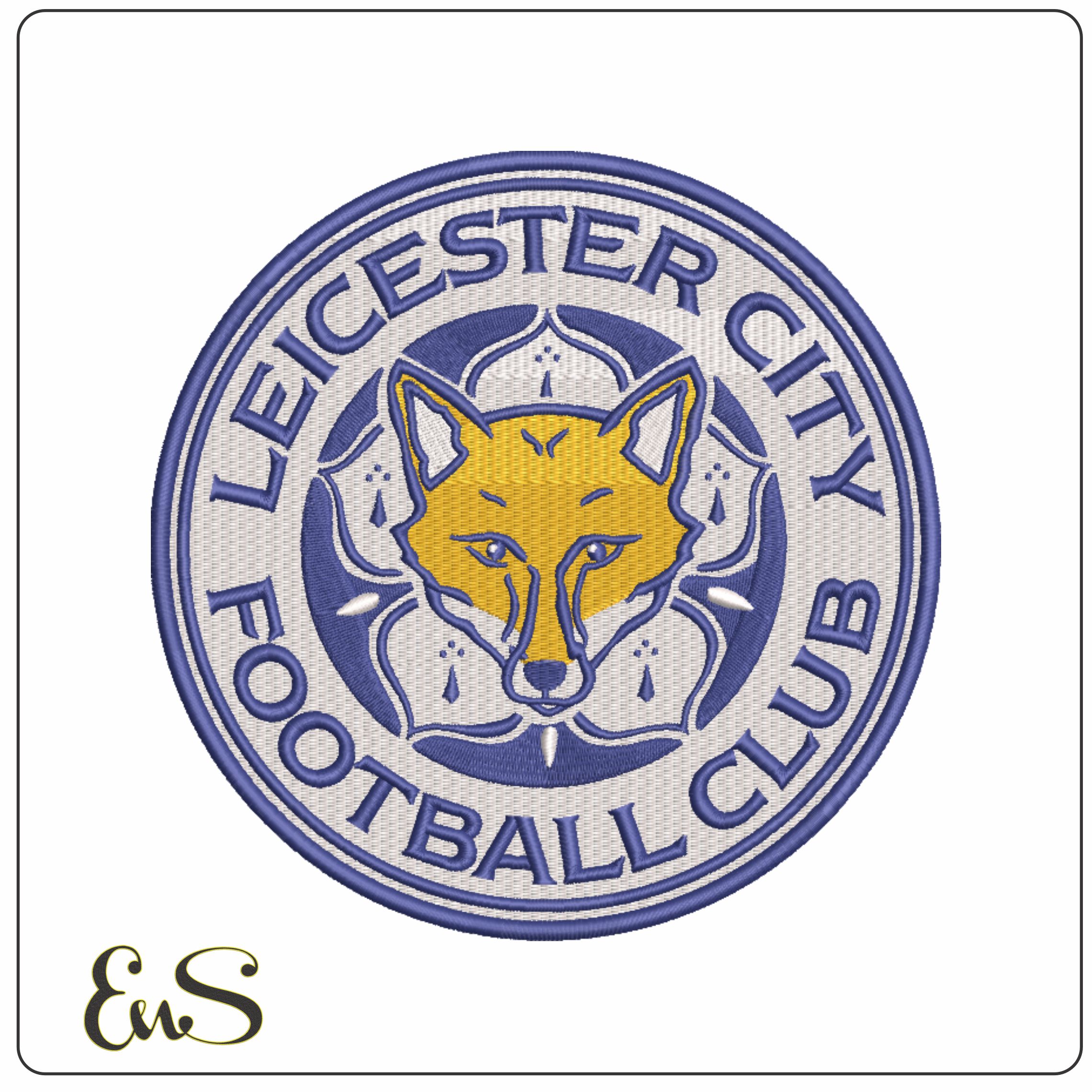 Leicester City FC- Elegant embroidery design file - instant download