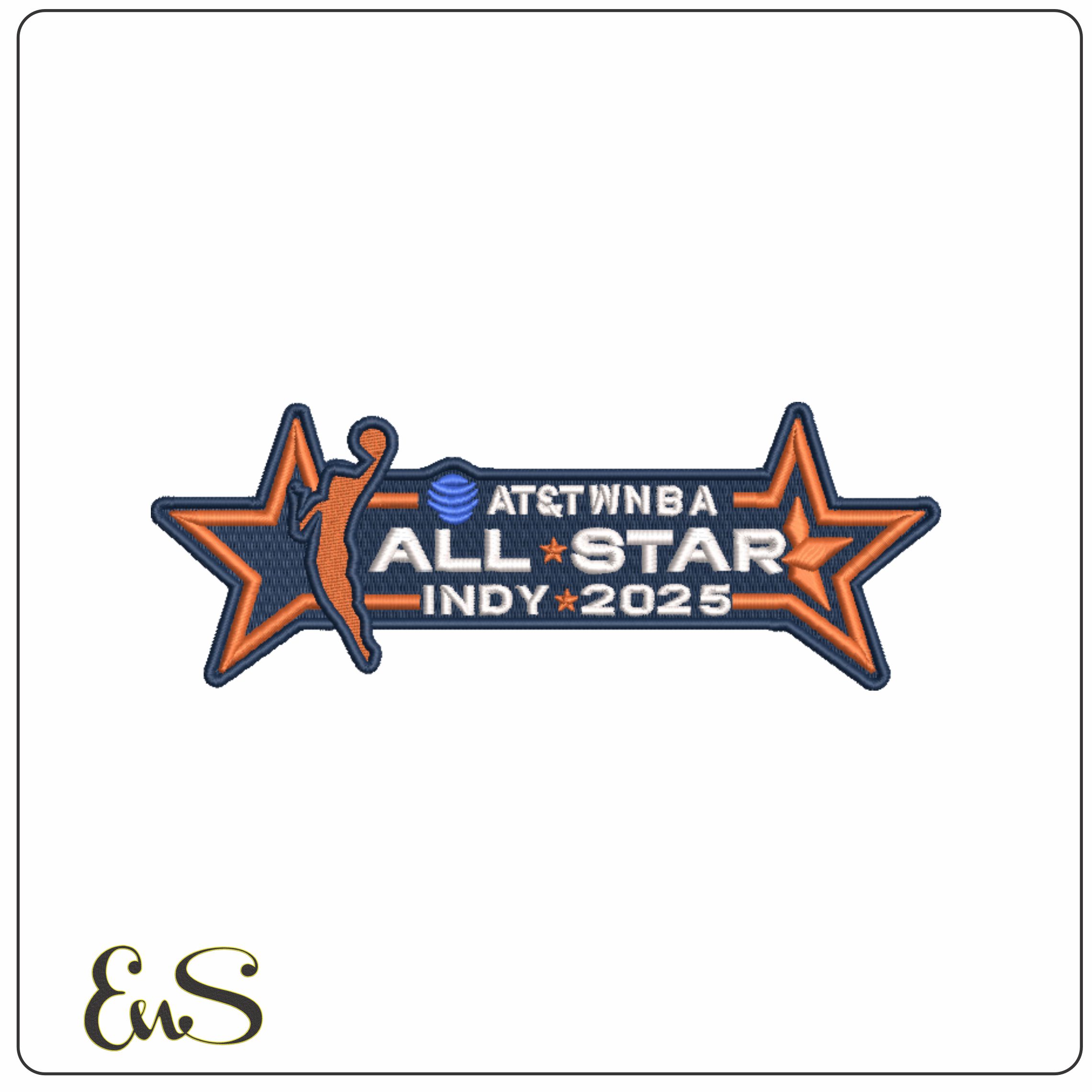 WNBA All Stars- Elegant embroidery design file - instant download
