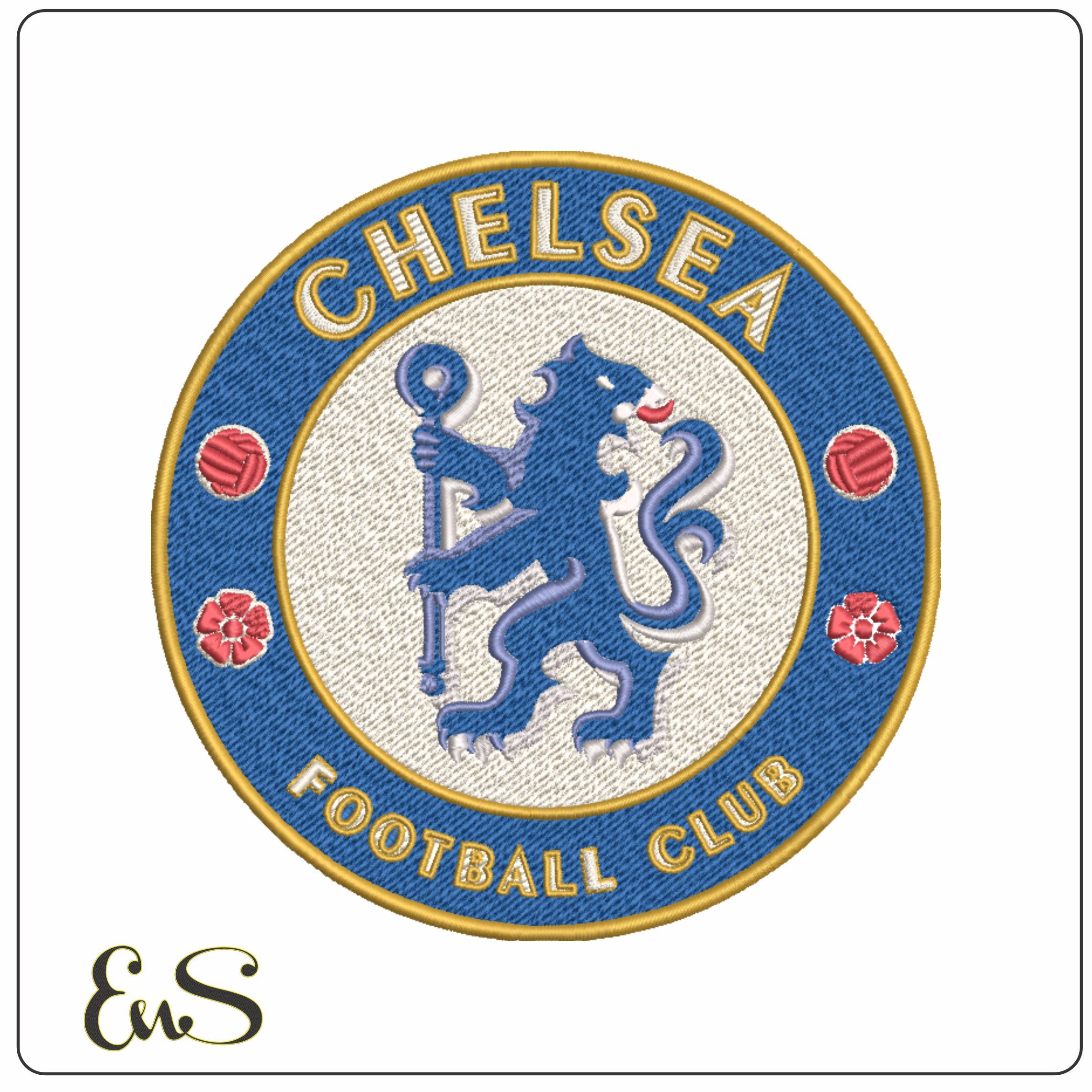 Chelsea FC- Elegant embroidery design file - instant download